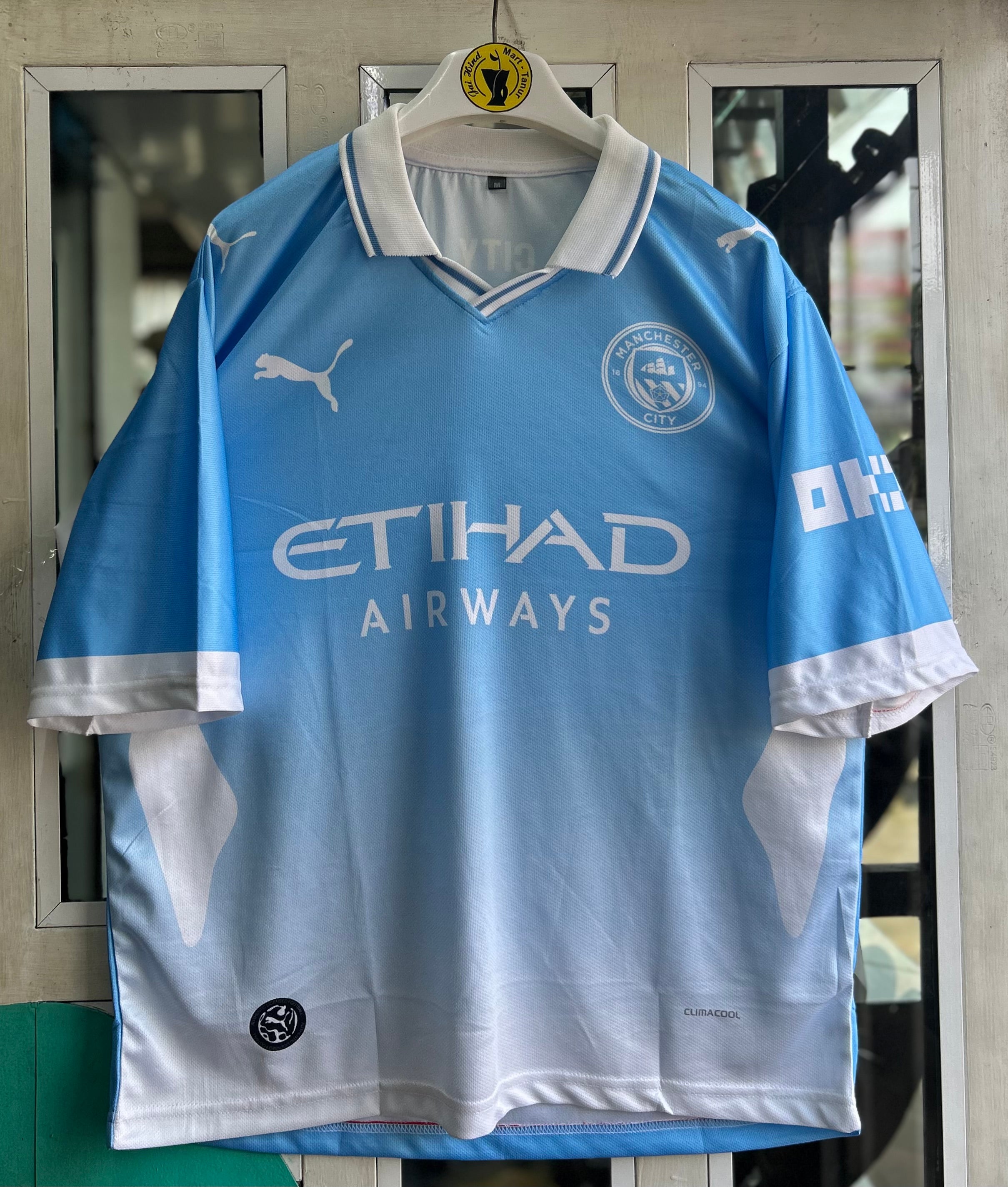 MAN CITY 2026-27 SEASON HOME JERSEY, FIVE SLEEVE  POLO  SUBLIMATION