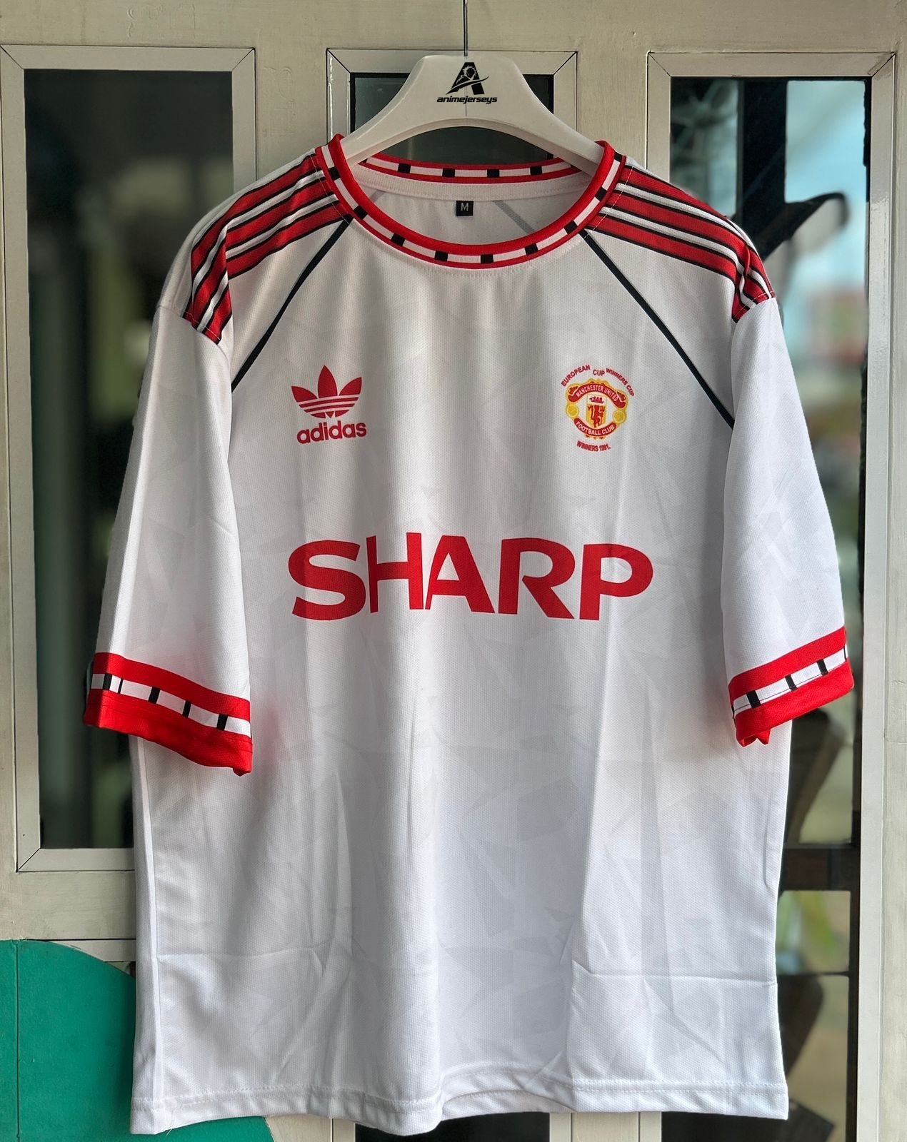 MAN UNITED 1986-88 AWAY KIT, FIVESLEEVE SUBLIMATION