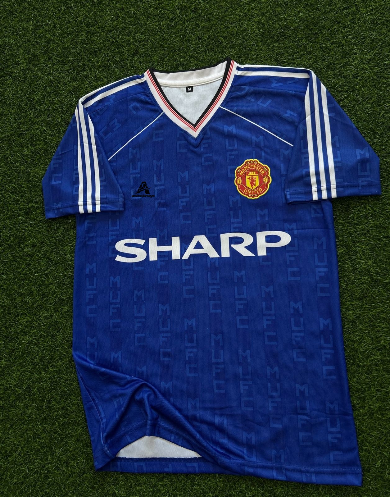 MAN UNITED 1988 -90 THIRD KIT, HALFSLEEVE EMBROIDERY