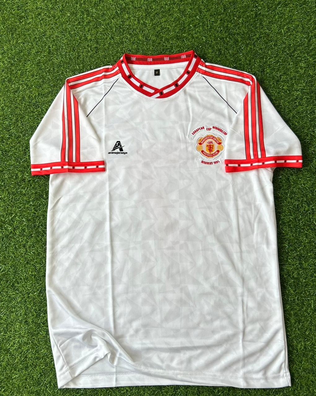 MAN UNITED 1991 RETRO AWAY, HALFSLEEVE EMBROIDERY