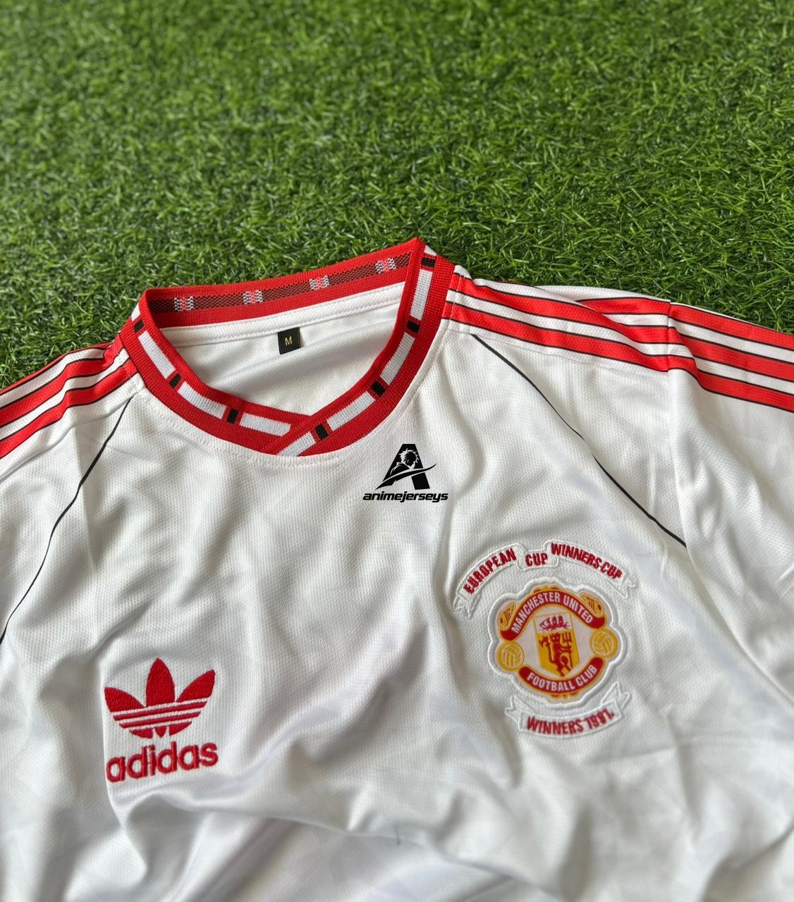 MAN UNITED 1991 RETRO AWAY, HALFSLEEVE EMBROIDERY