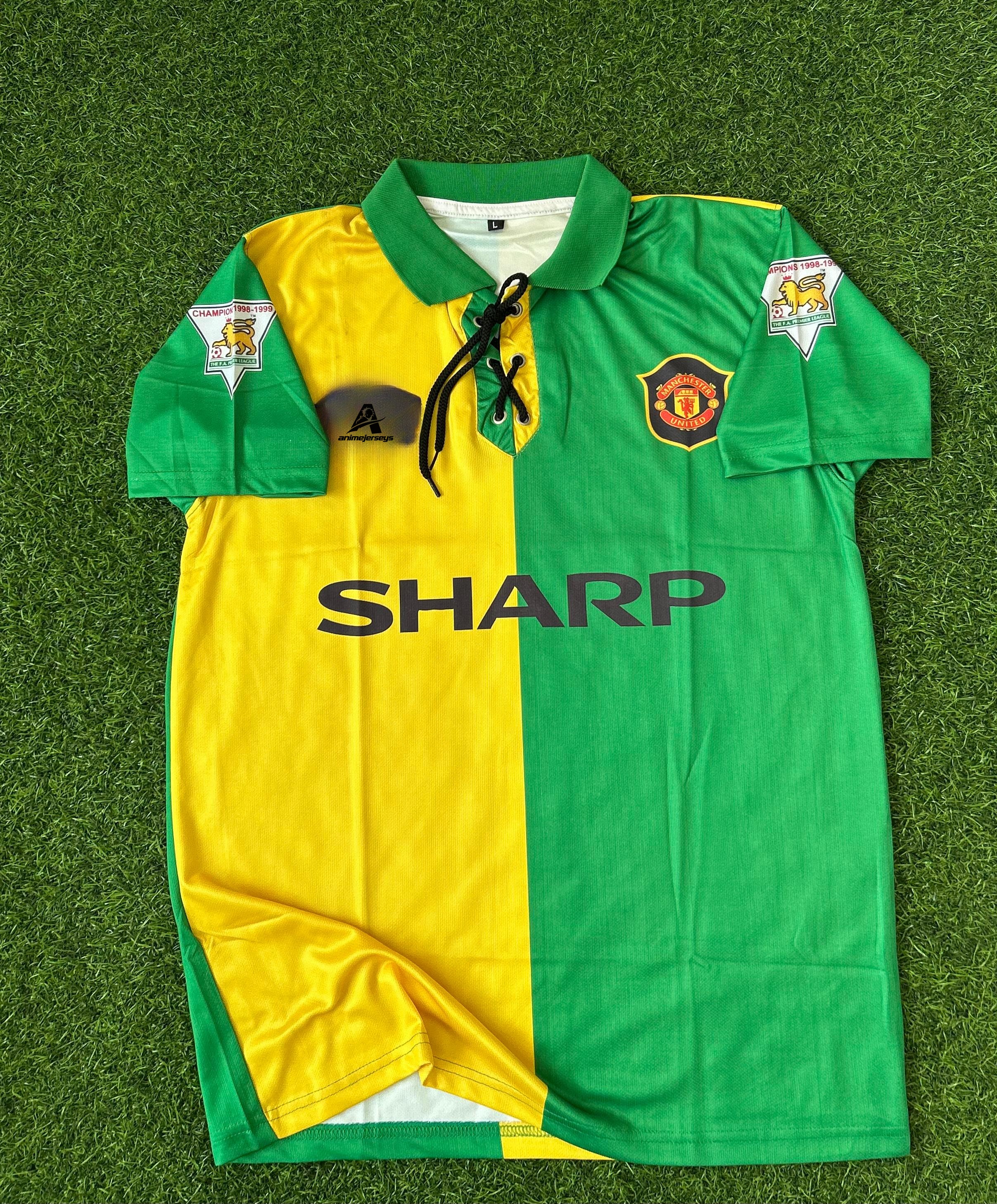 MAN UNITED 1992-94 THIRD KIT. HALFSLEEVE POLO EMBROIDERY