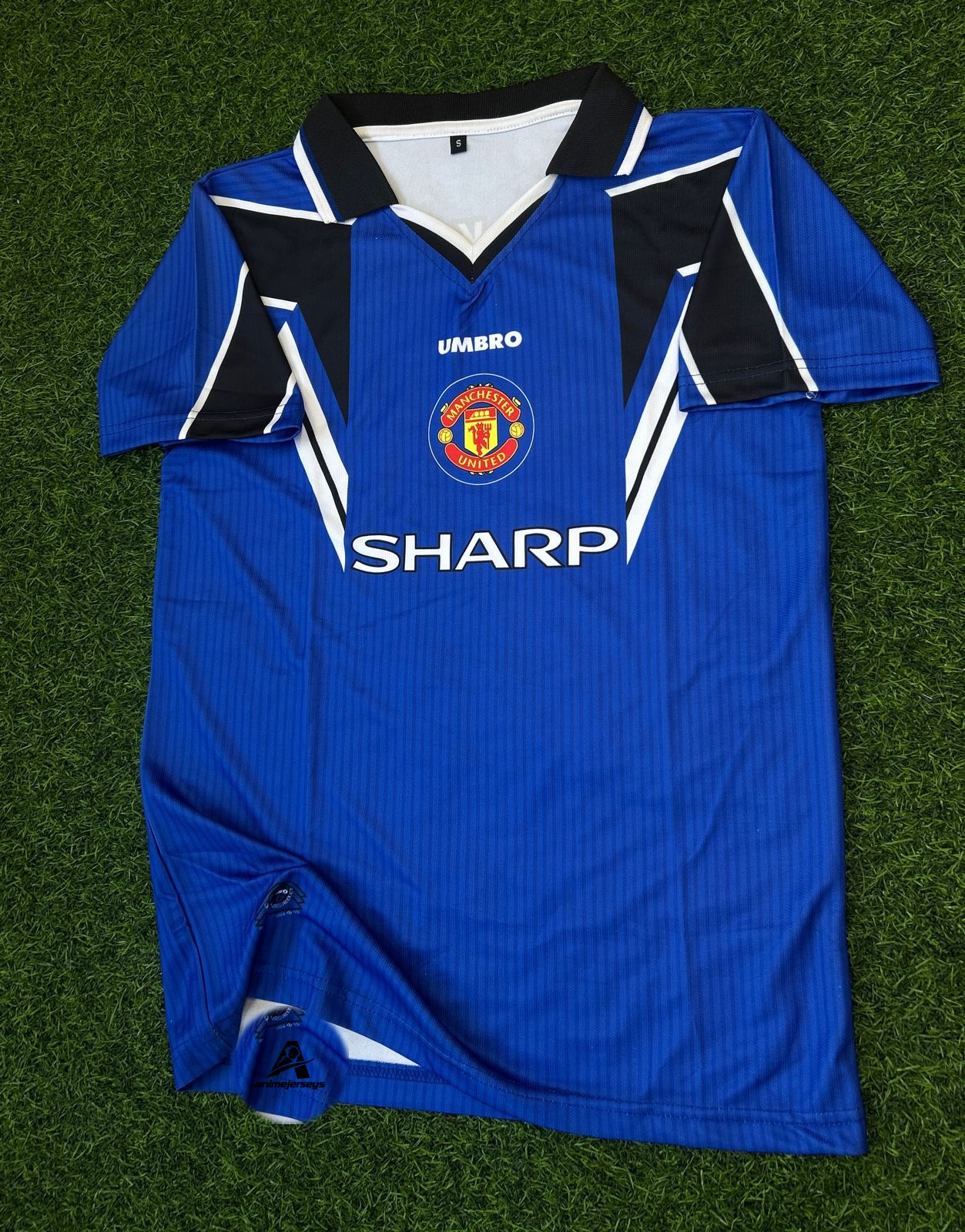 MAN UNITED 1996-98 THIRD KIT, HALFSLEEVE POLO SUBLIMATION