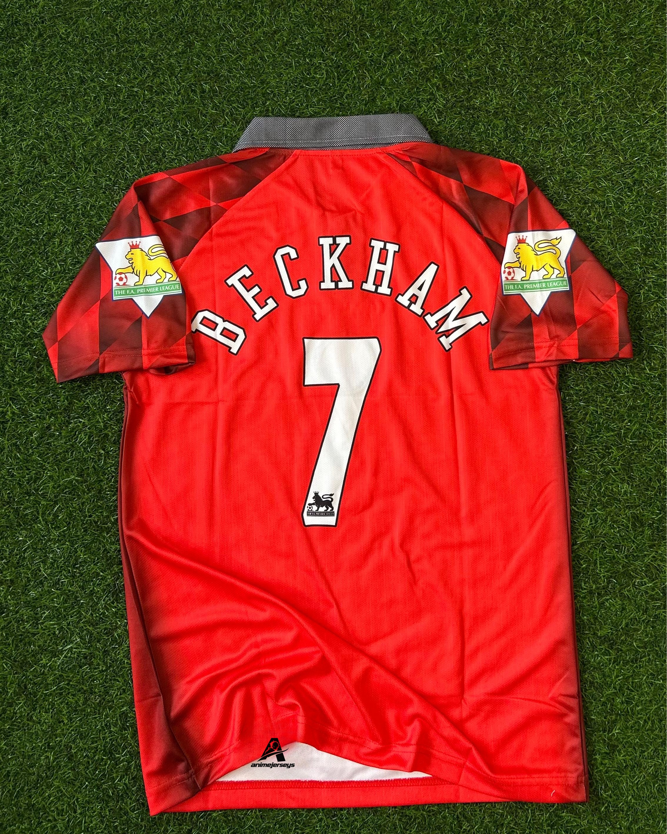 MAN UNITED 1997-98 SEASON HOME KIT.HALFSLEEVE EMBROIDERY
