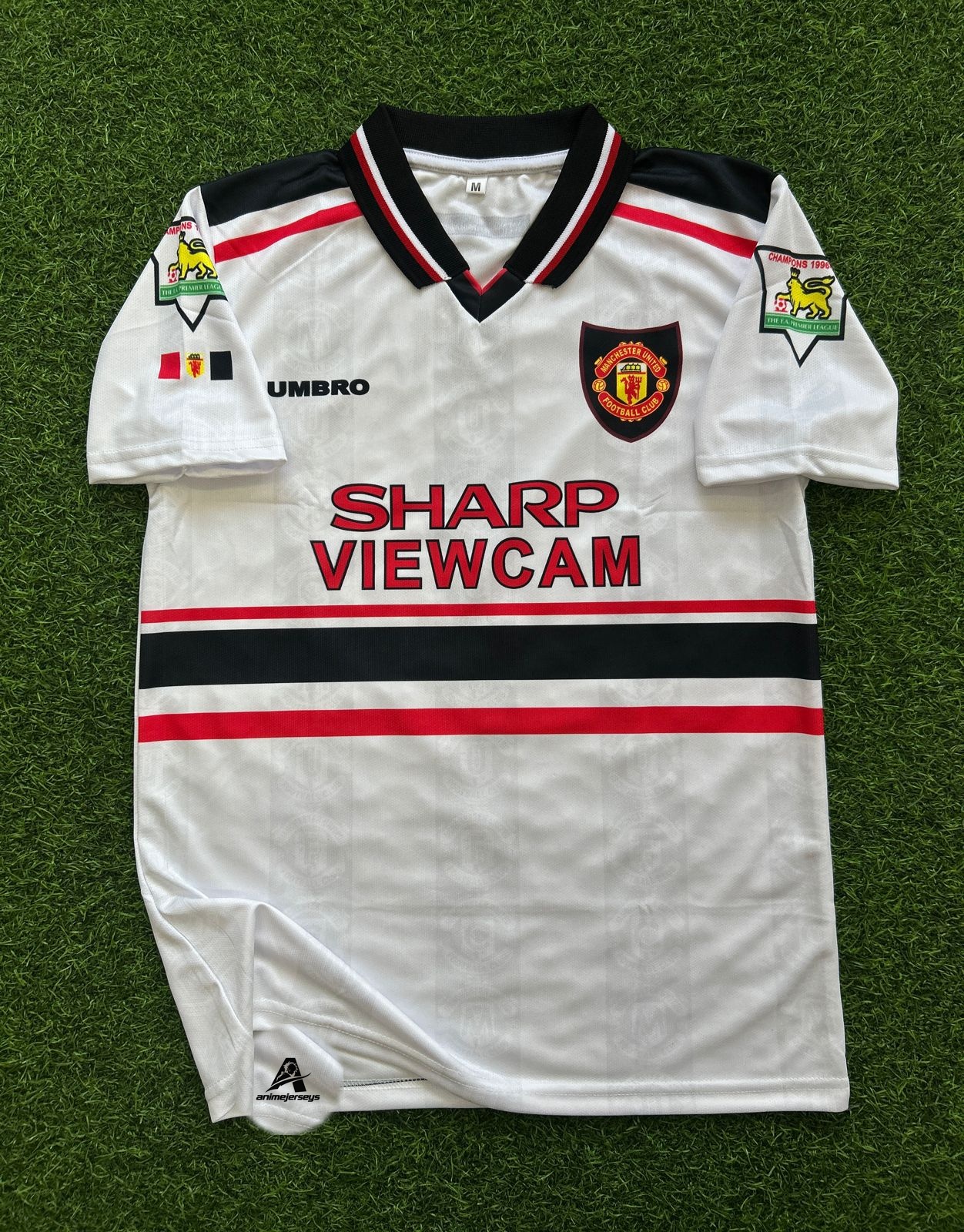 MAN UNITED 1997-99 AWAY KIT, HALFSLEEVE POLO SUBLIMATION