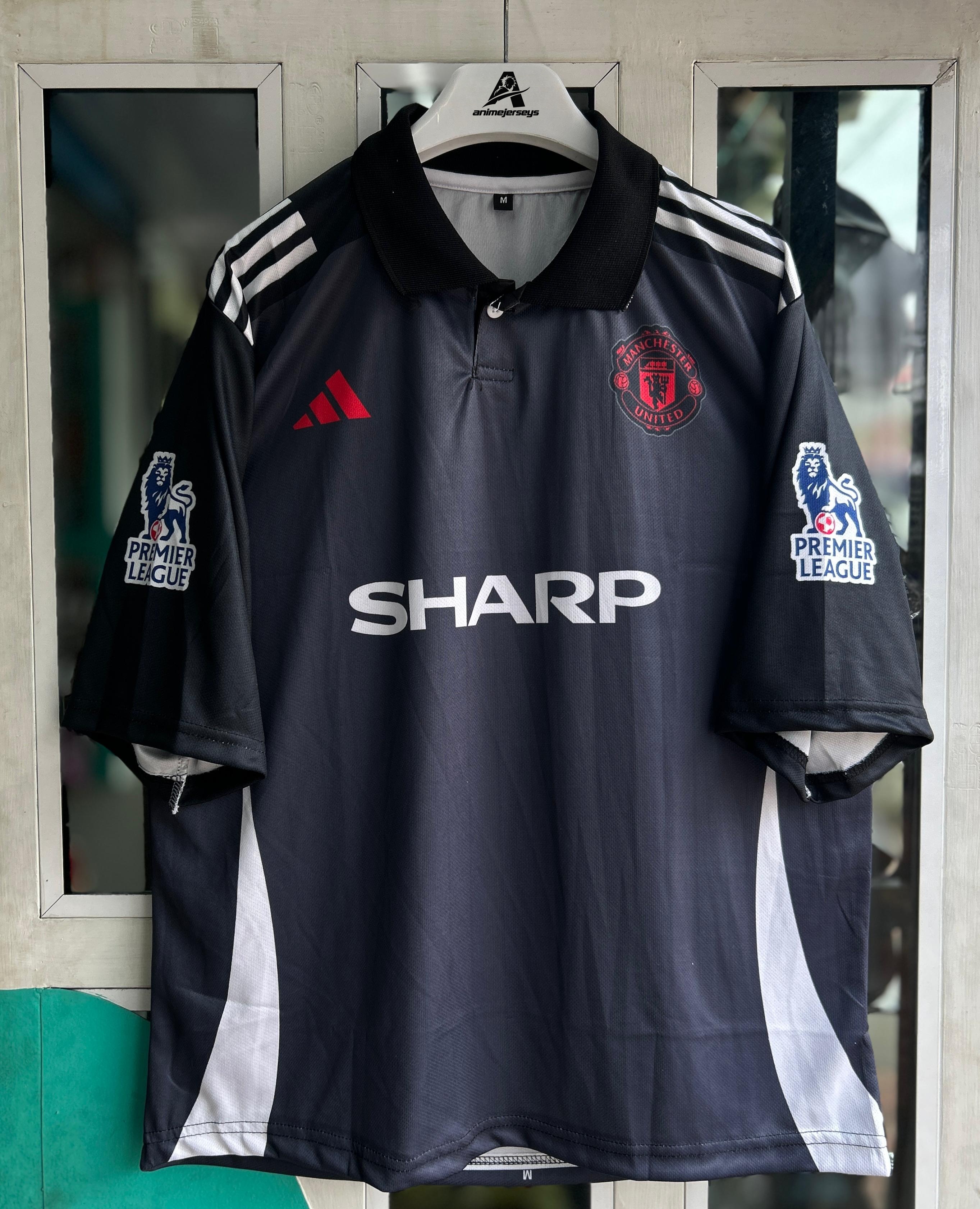 MAN UNITED 1998-99 AWAY KIT, FIVESLEEVE POLO SUBLIMATION