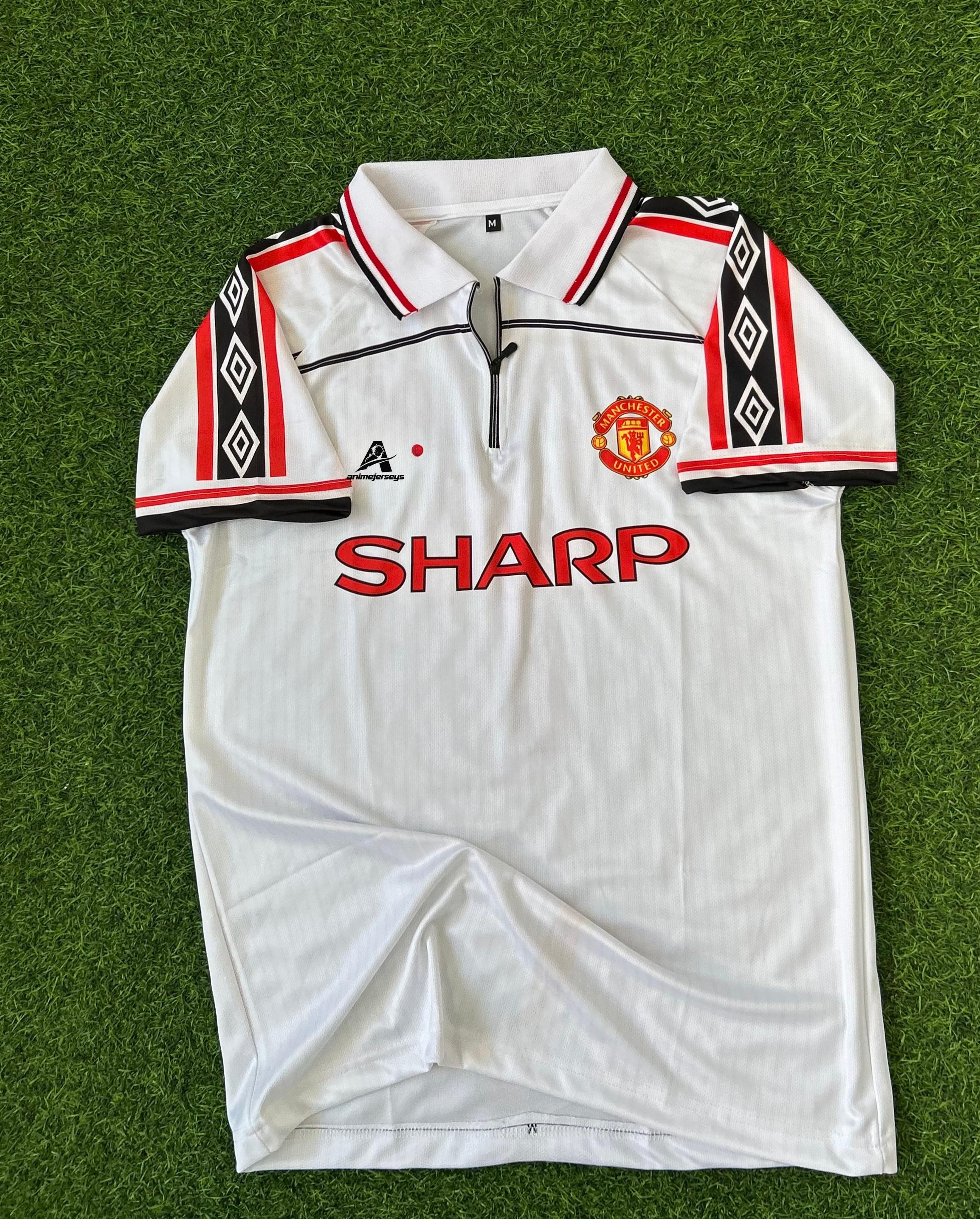 MAN UNITED 1998-99 AWAY KIT, HALFSLEEVE POLO SUBLIMATION
