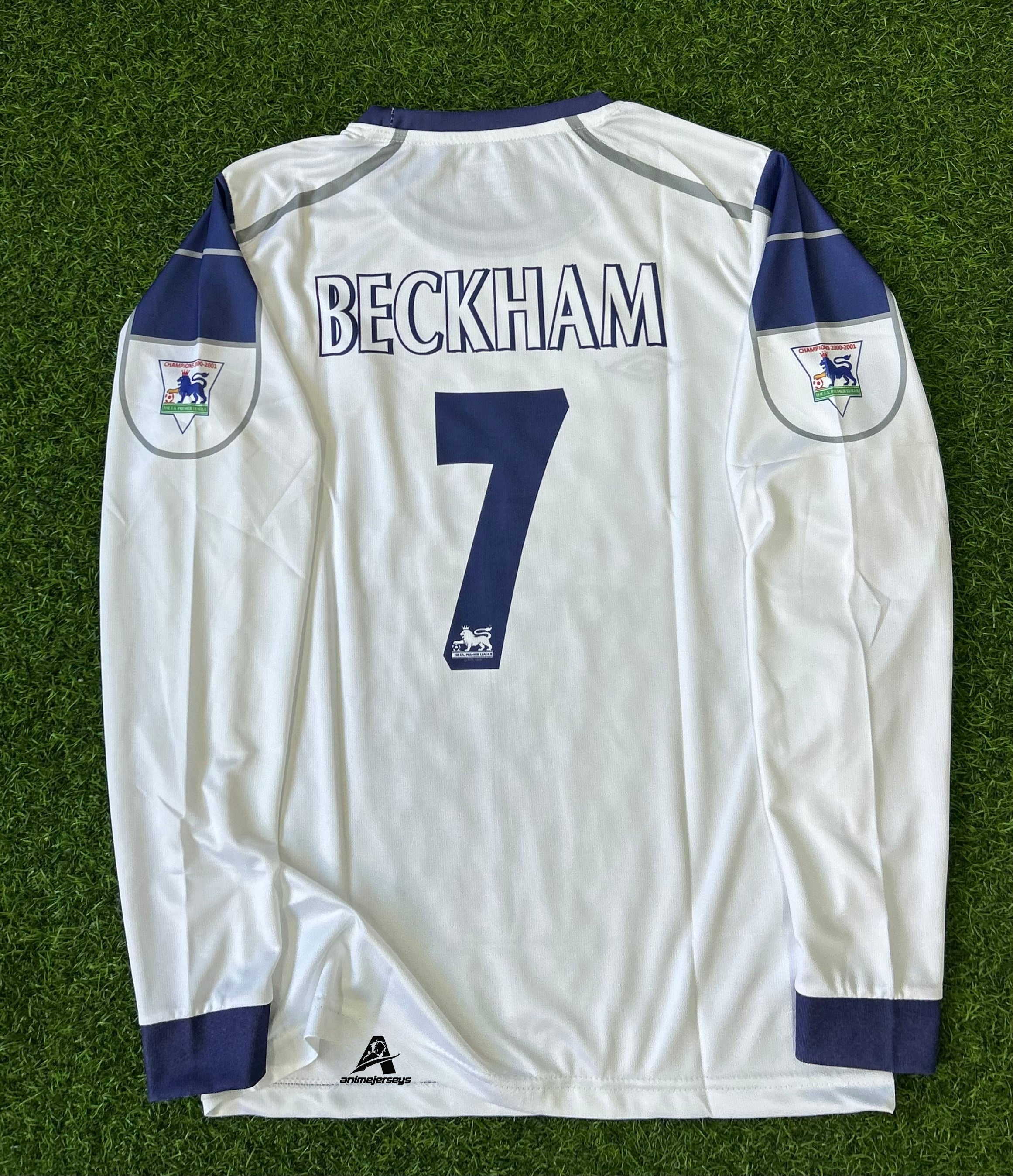 MAN UNITED 2000-01 AWAY JERSEY, FULL SLEEVE EMBROIDERY
