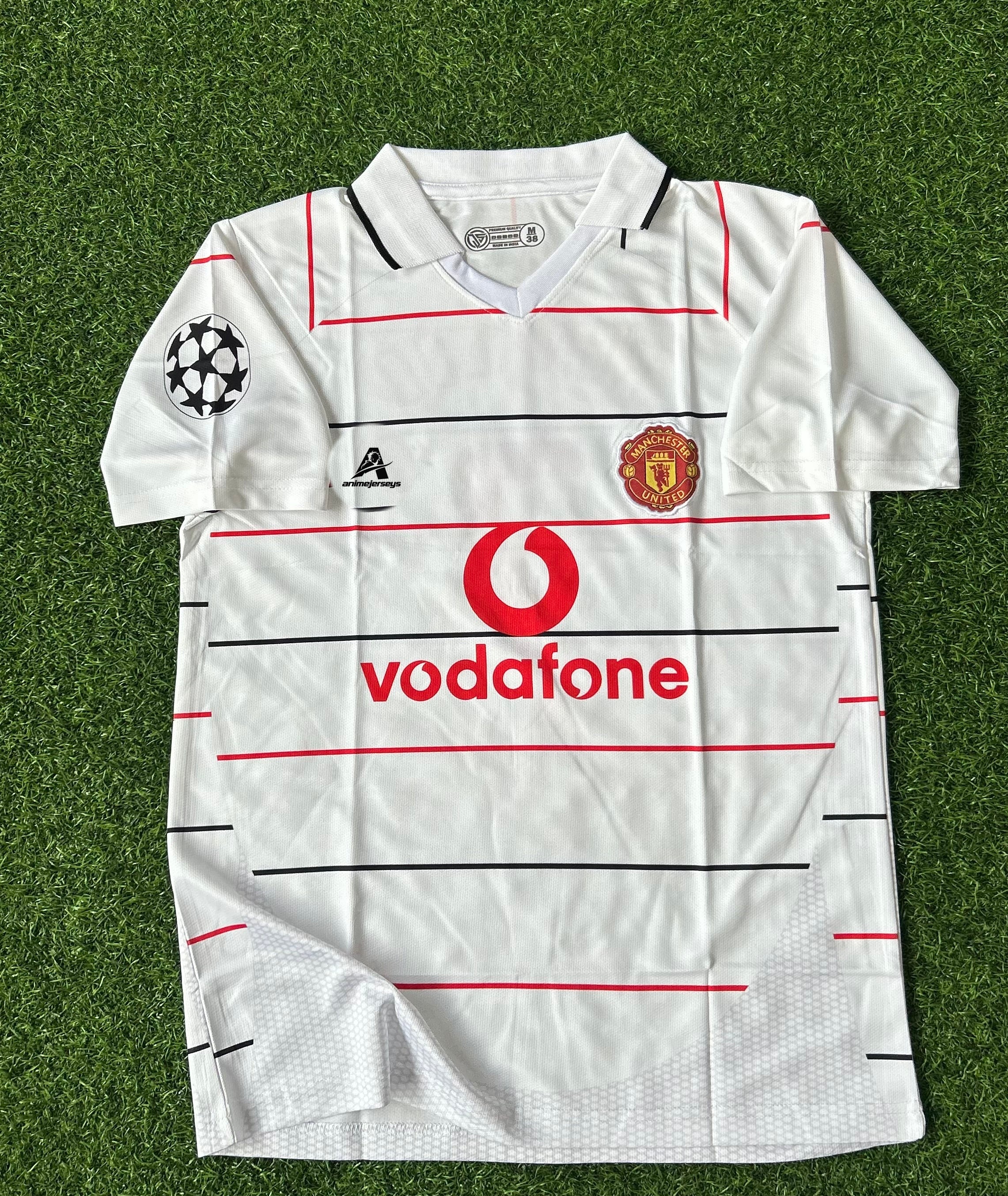 MAN UNITED 2003-05 THIRD KIT, HALF SLEEVE POLO EMBROIDERY