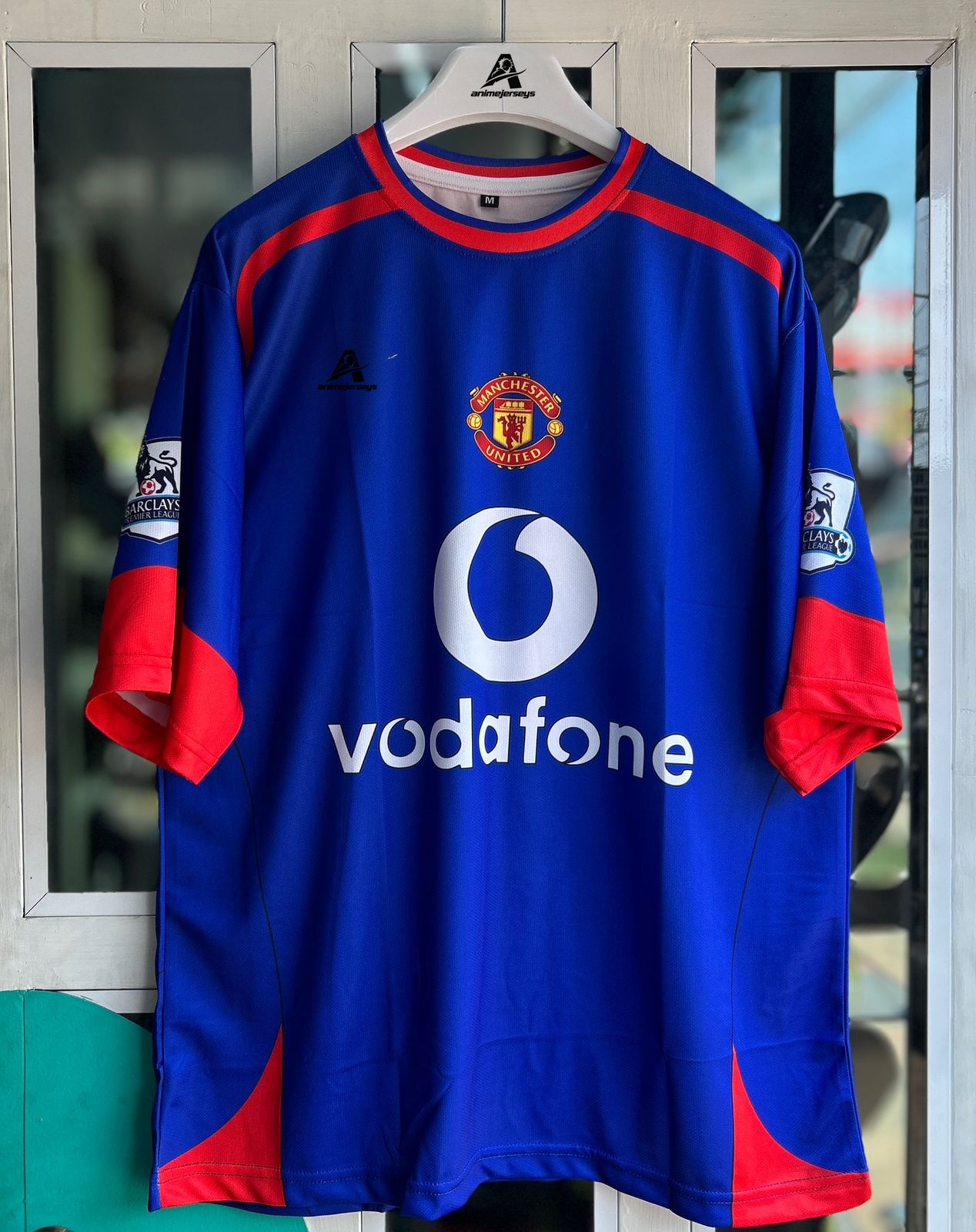 MAN UNITED 2005-06 AWAY KIT, FIVESLEEVE SUBLIMATION