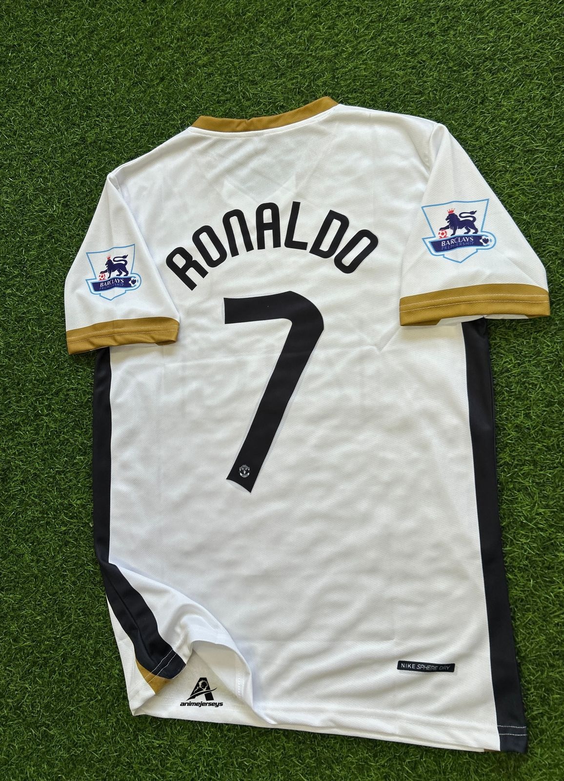 MAN UNITED 2006-07 AWAY KIT, HALFSLEEVE EMBROIDERY