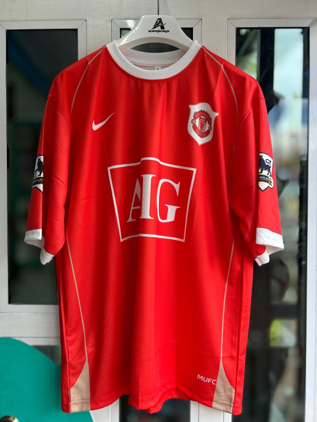 MAN UNITED 2006-07 HOME KIT, FIVESLEEVE SUBLIMATION