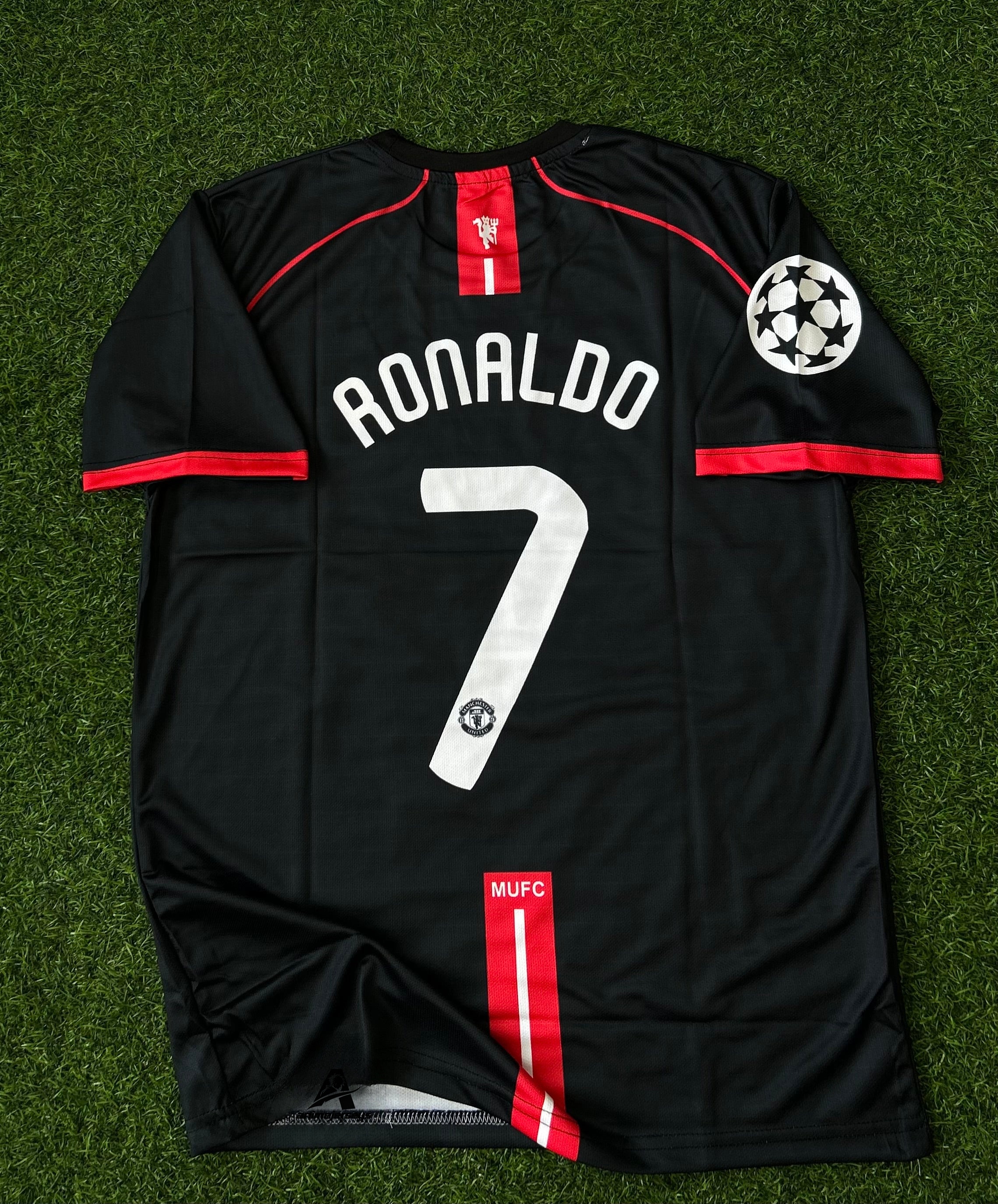 MAN UNITED 2007-08 AWAY JERSEY, HALF SLEEVE SUBLIMATION