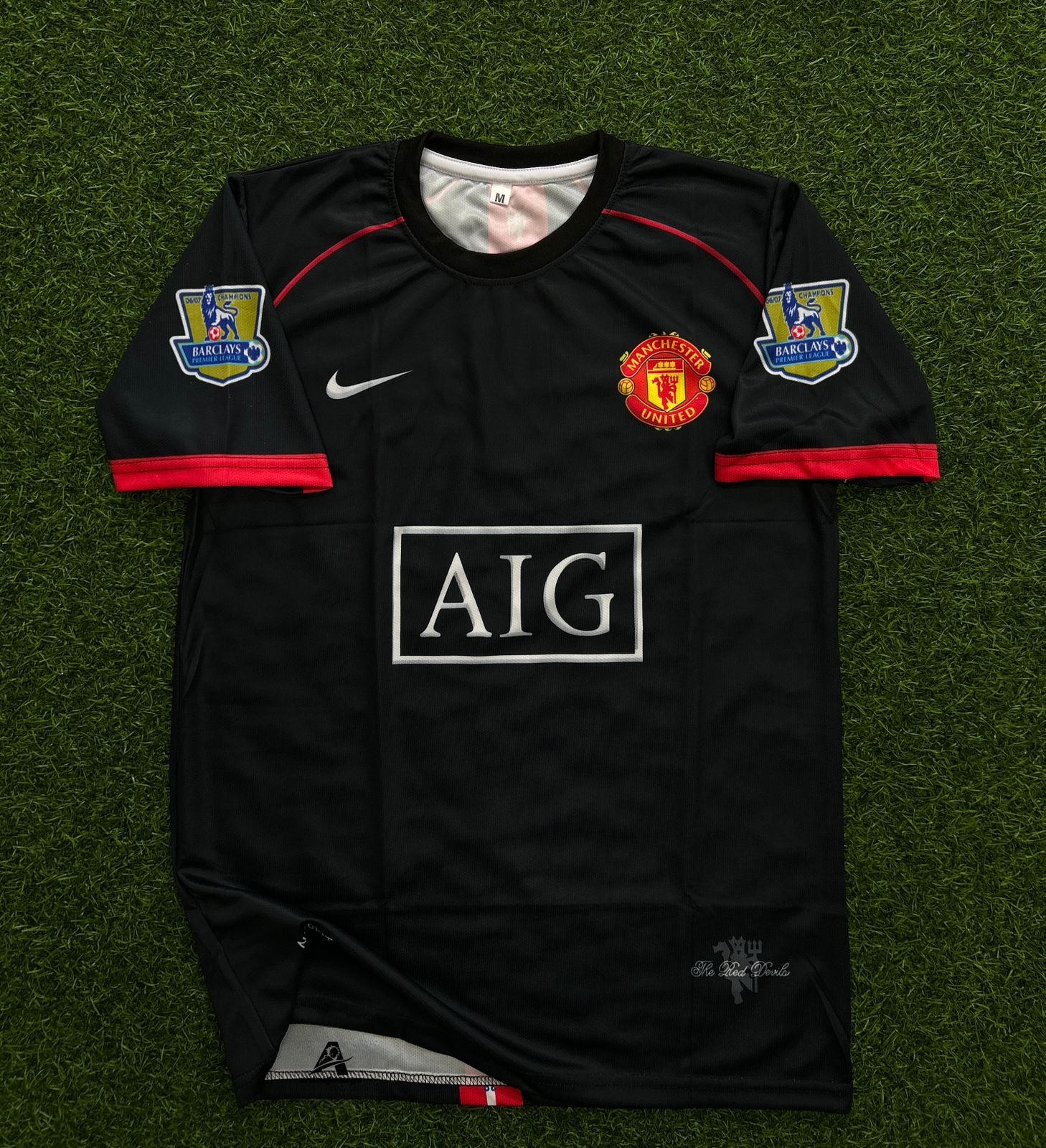 MAN UNITED 2007-08 AWAY KIT, HALFSLEEVE SUBLIMATION