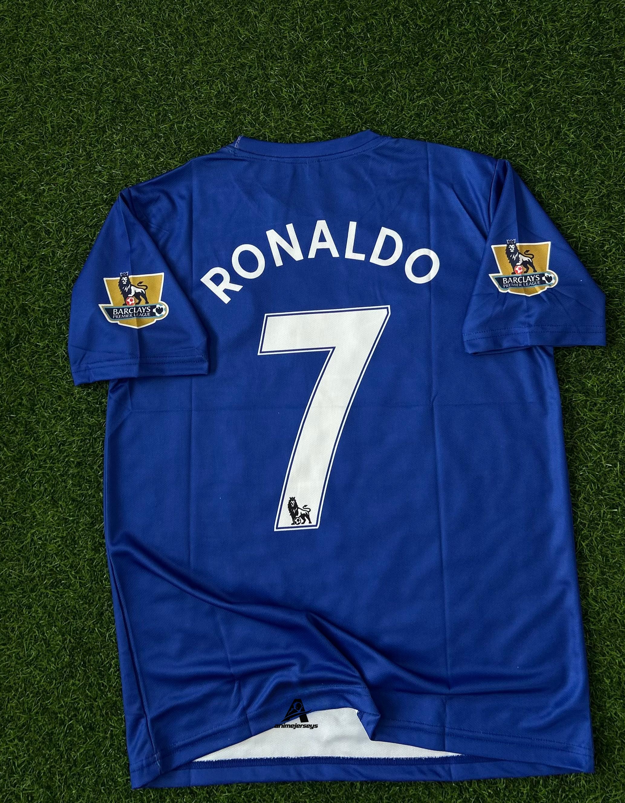 MAN UNITED 2007-08 THIRD KIT, HALFSLEEVE EMBROIDERY
