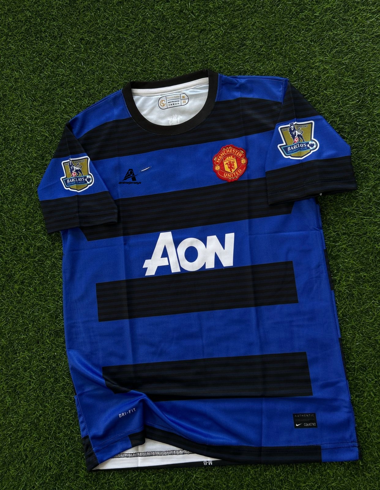 MAN UNITED 2011-12 AWAY KIT, HALFSLEEVE EMBROIDERY