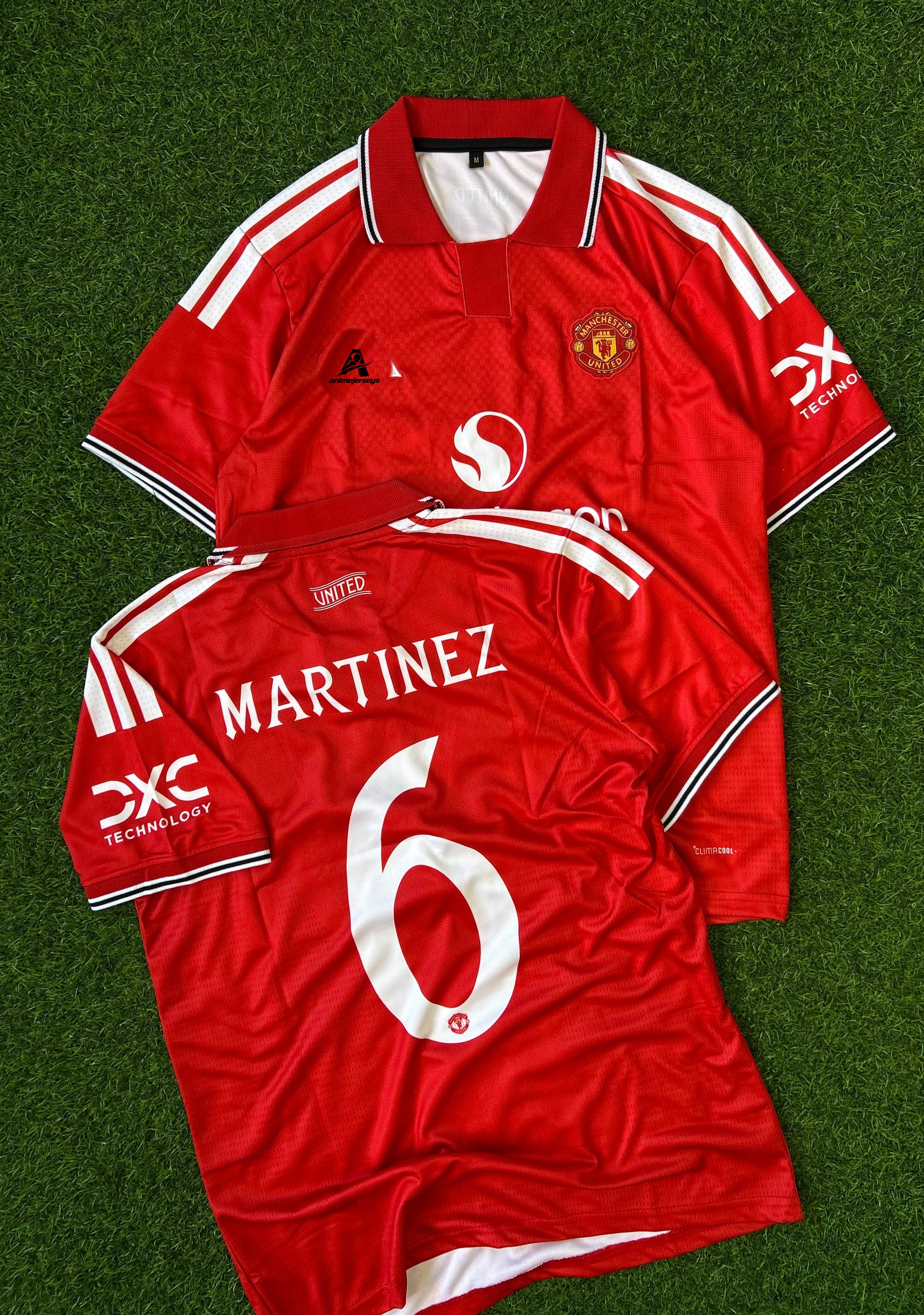 MAN UNITED 2026-27 SEASON HOME JERSEY, HALF SLEEVE POLO EMBROIDERY