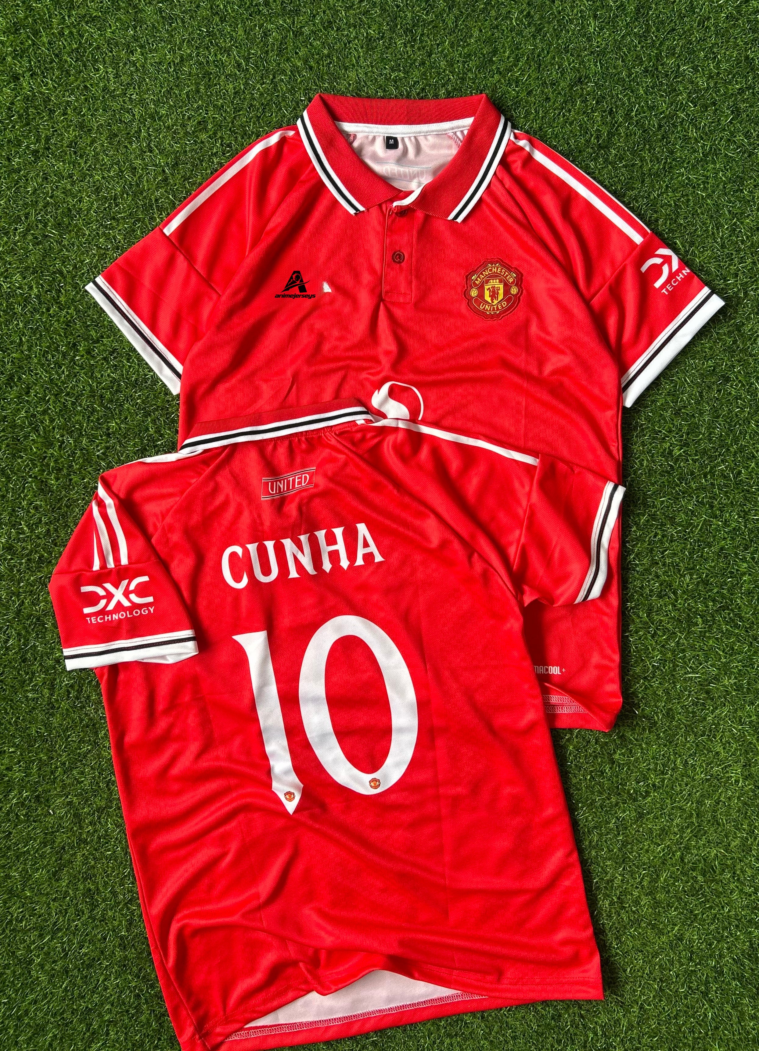 MAN UNITED 2026-27 SEASON HOME JERSEY, HALF SLEEVE POLO EMBROIDERY