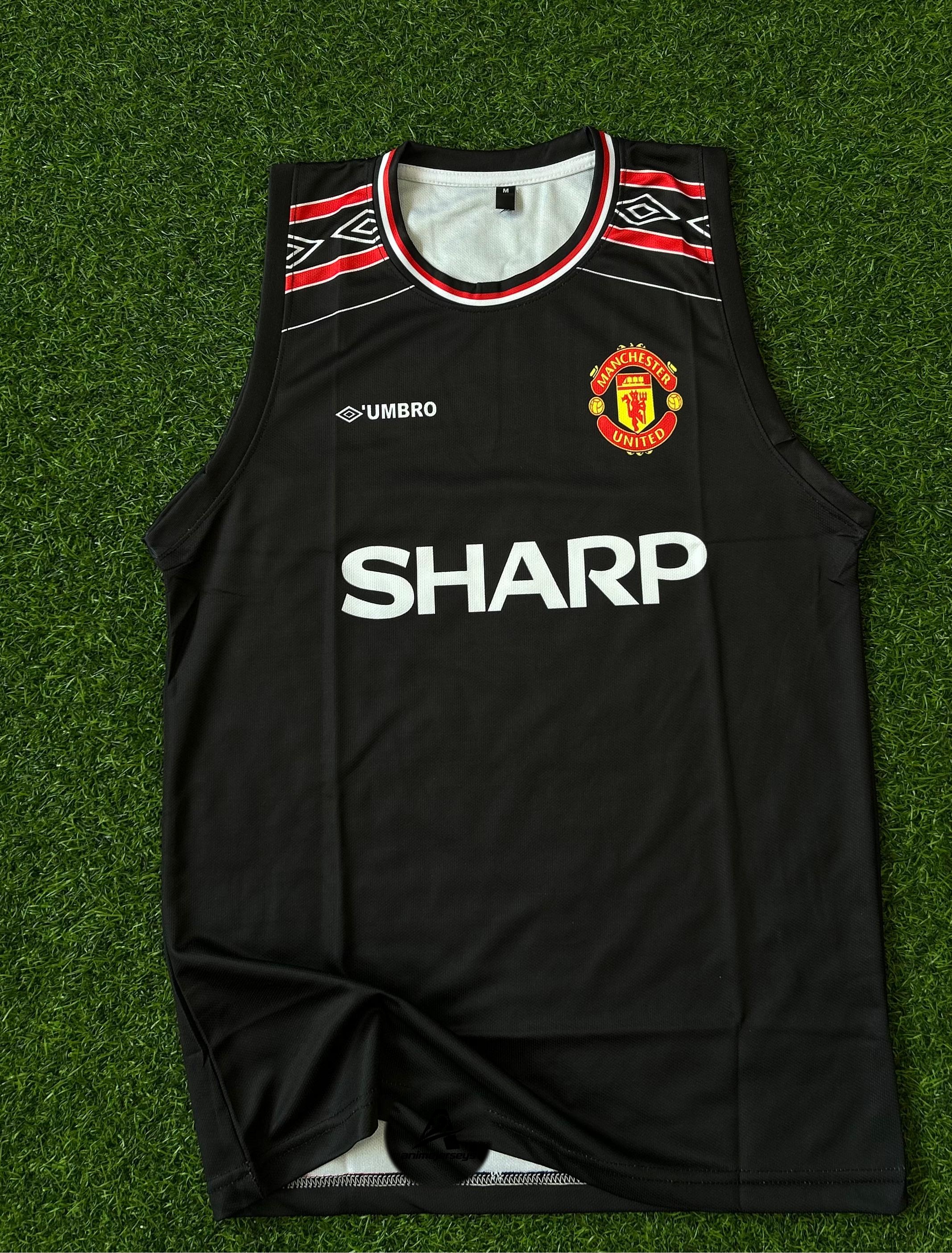 MAN UNITED RETRO SLEEVELESS KIT(BECKHAM),FULLSUBLIMATION