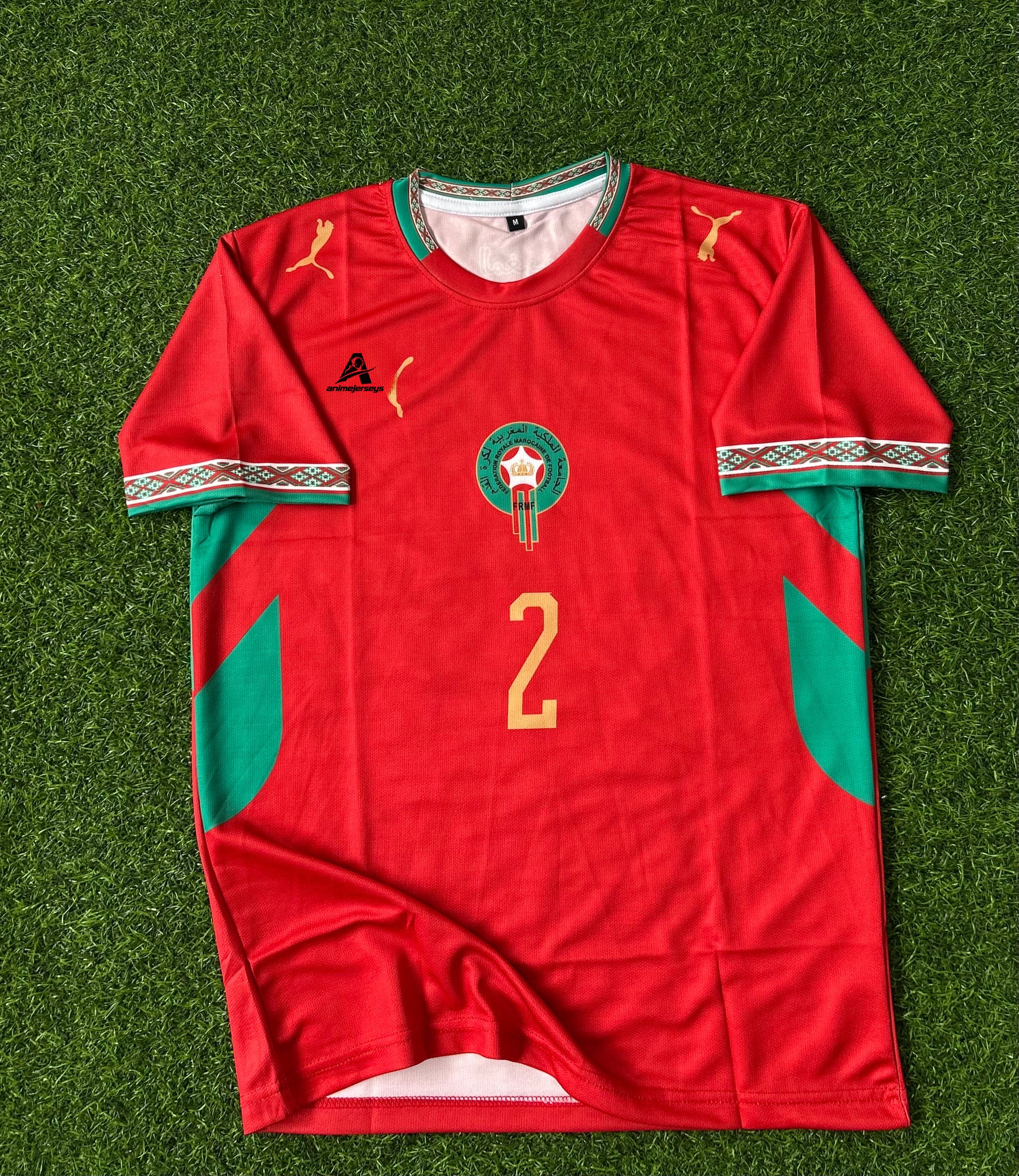 MOROCCO 2026 WORLD CUP HOME KIT, HALF SLEEVE SUBLIMATION