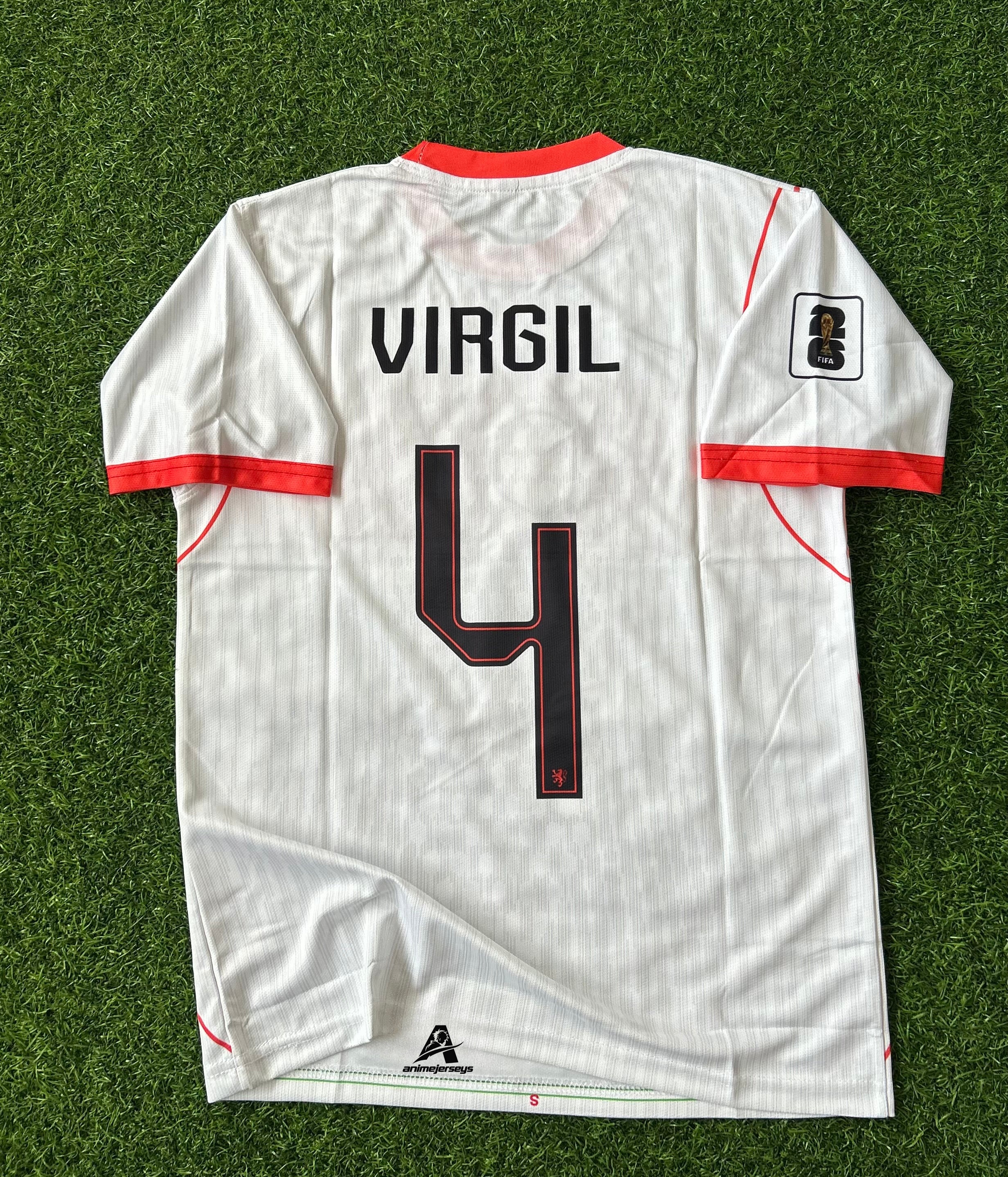 NETHERLANDS 2026 WORLD CUP AWAY KIT, HALF SLEEVE  EMBROIDERY