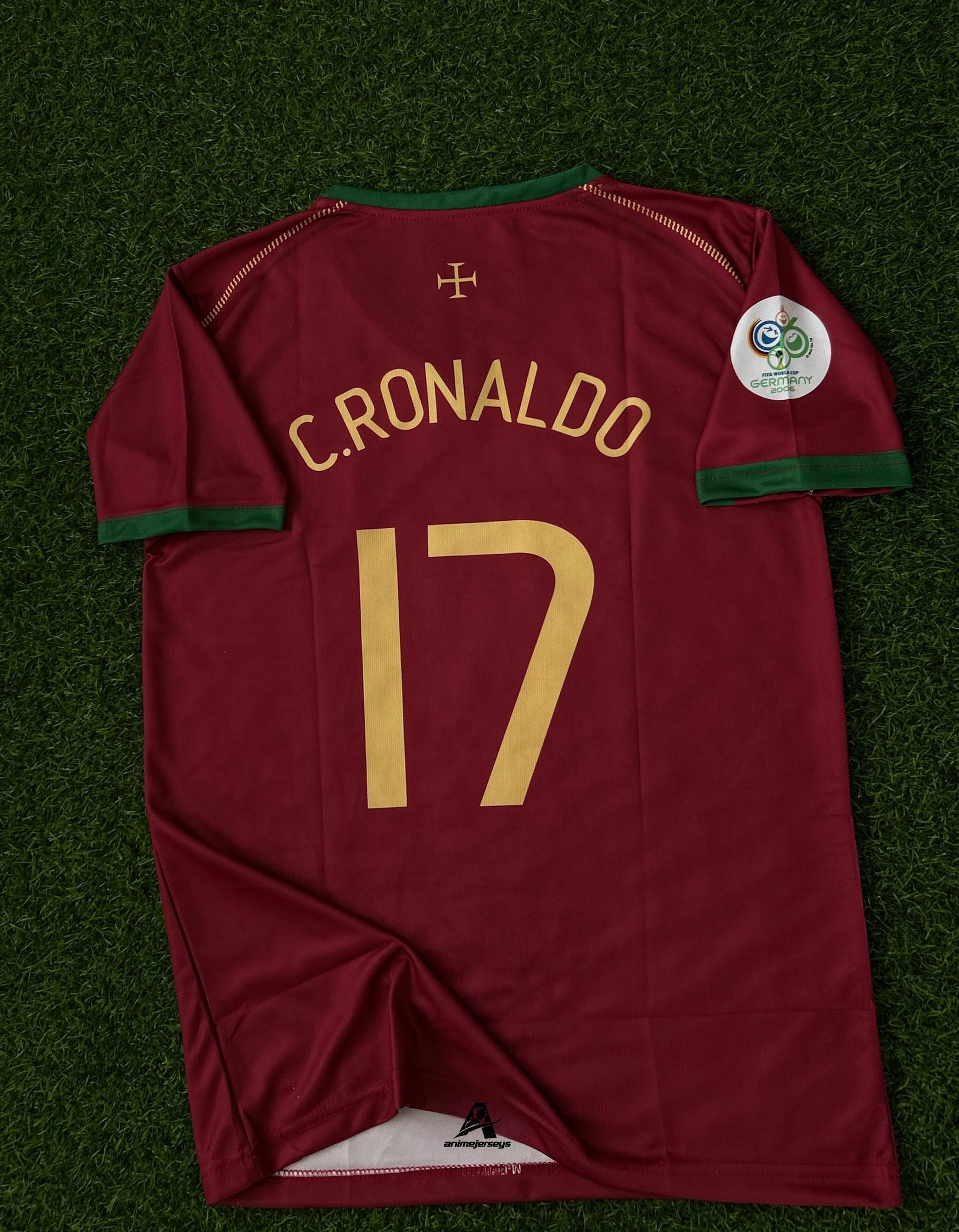 PORTUGAL 2004-06 HOME KIT , HALFSLEEVE EMBROIDERY