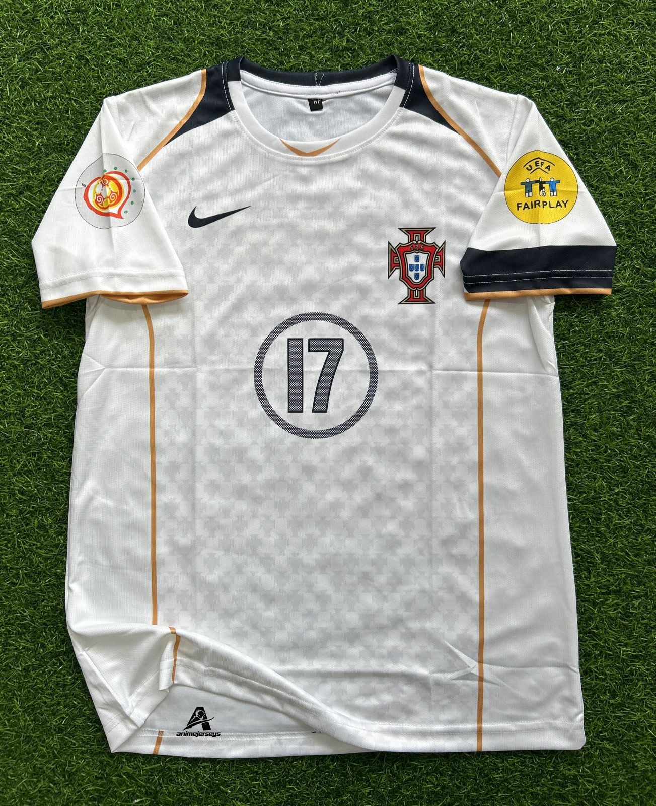 PORTUGAL 2004 AWAY KIT, HALFSLEEVE SUBLIMATION