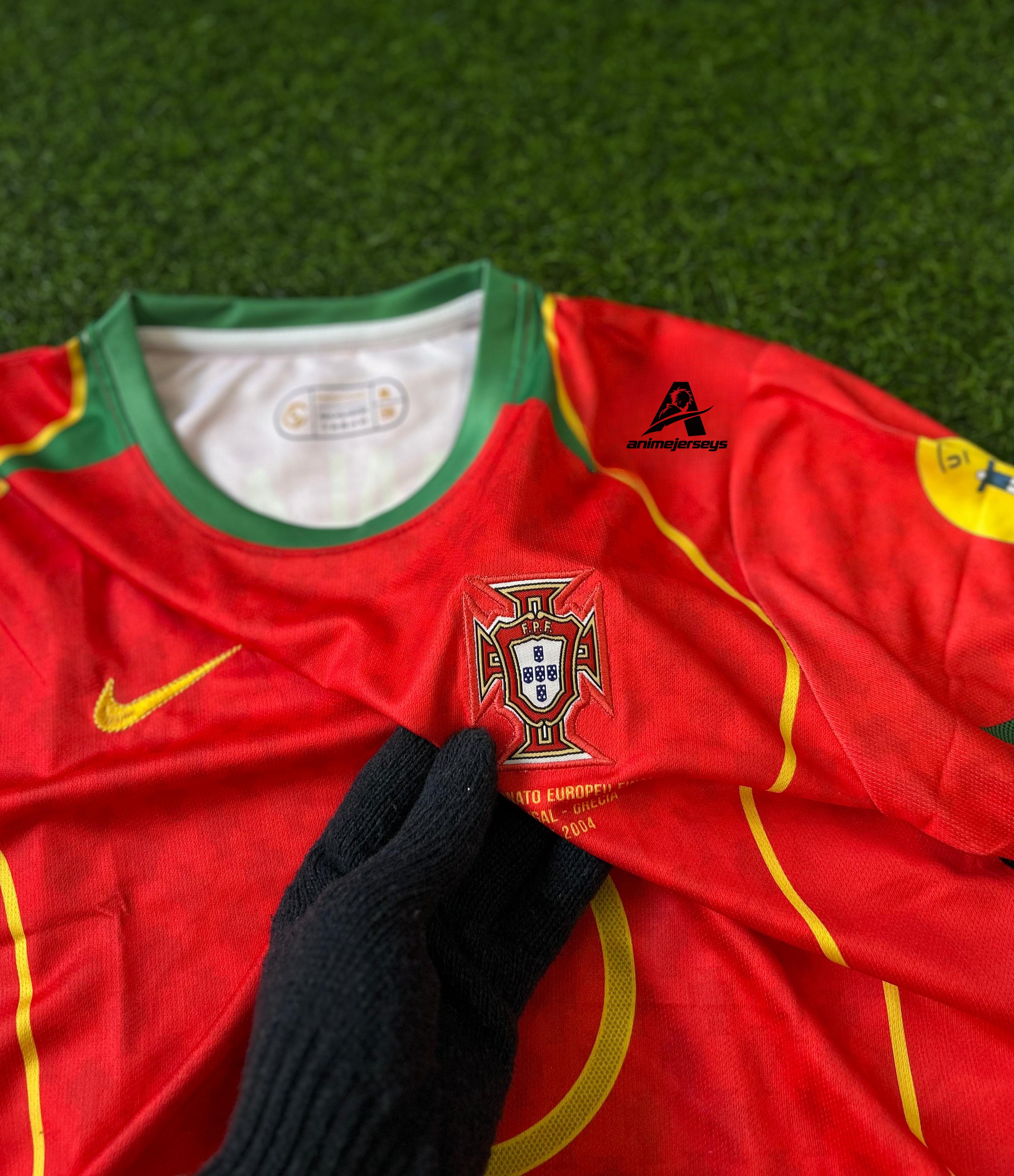 PORTUGAL 2004 HOME KIT, HALFSLEEVE EMBROIDERY
