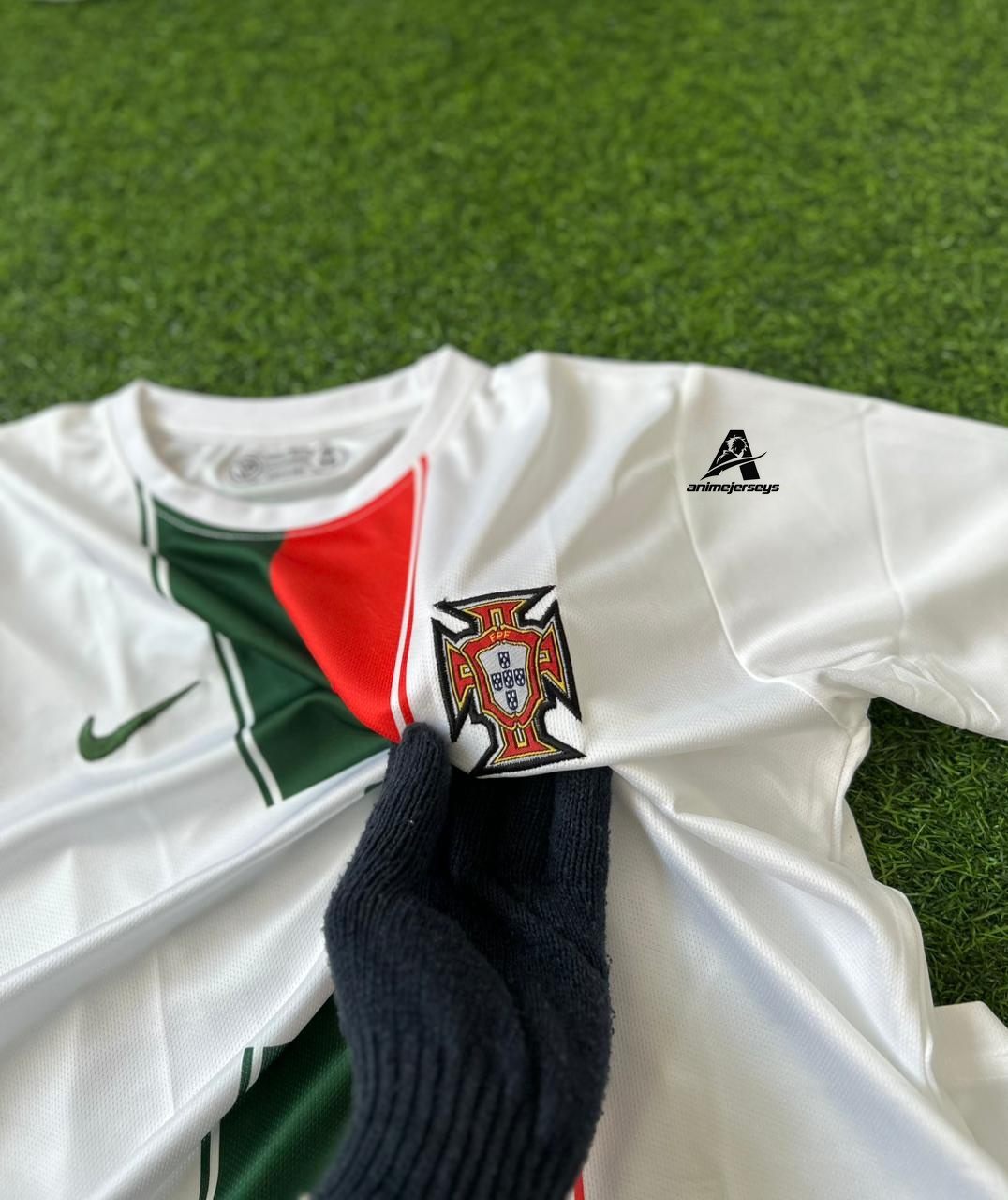 PORTUGAL 2010 WORLD CUP AWAY KIT, HALFSLEEVE EMBROIDERY