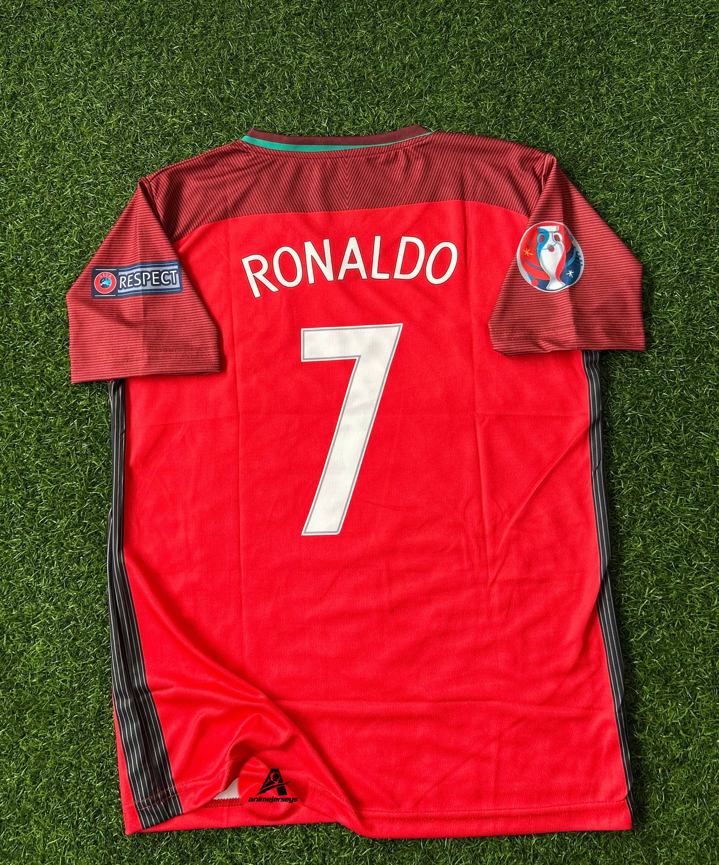PORTUGAL 2016 EURO HOME KIT, HALF SLEEVE EMBROIDERY