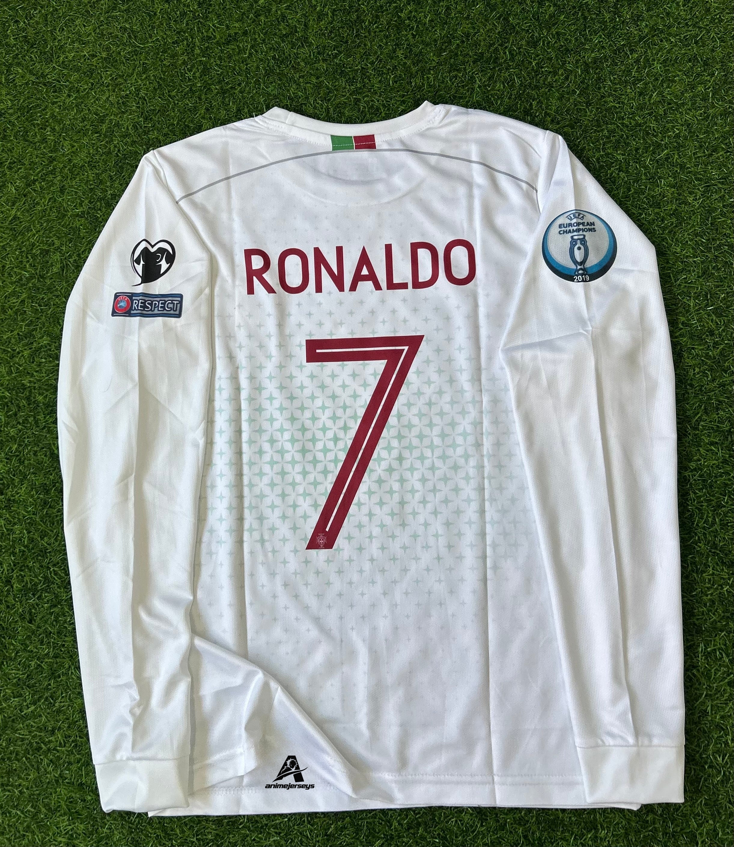 PORTUGAL 2018 AWAY JERSEY, FULL SLEEVE EMBROIDERY