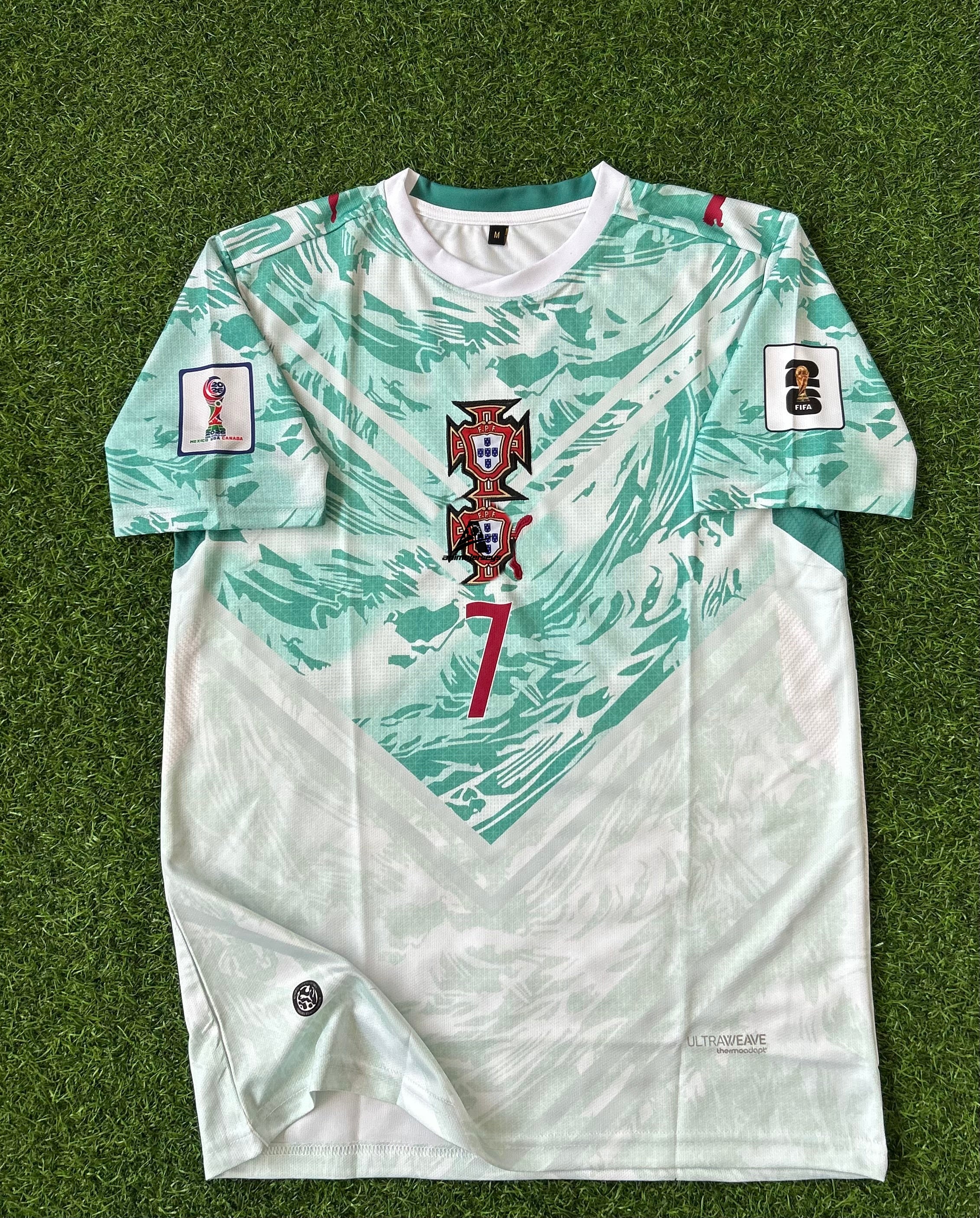 PORTUGAL 2026 WORLD CUP AWAY KIT, HALF SLEEVE  EMBROIDERY
