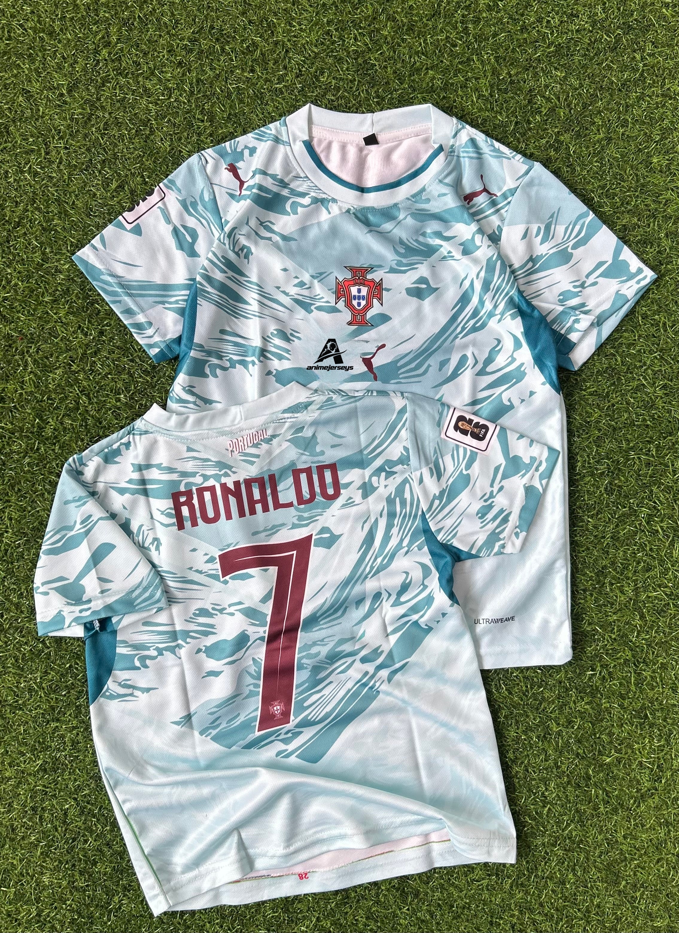 PORTUGAL 2026 WORLD CUP AWAY KIT, HALF SLEEVE SUBLIMATION (KID SIZE)