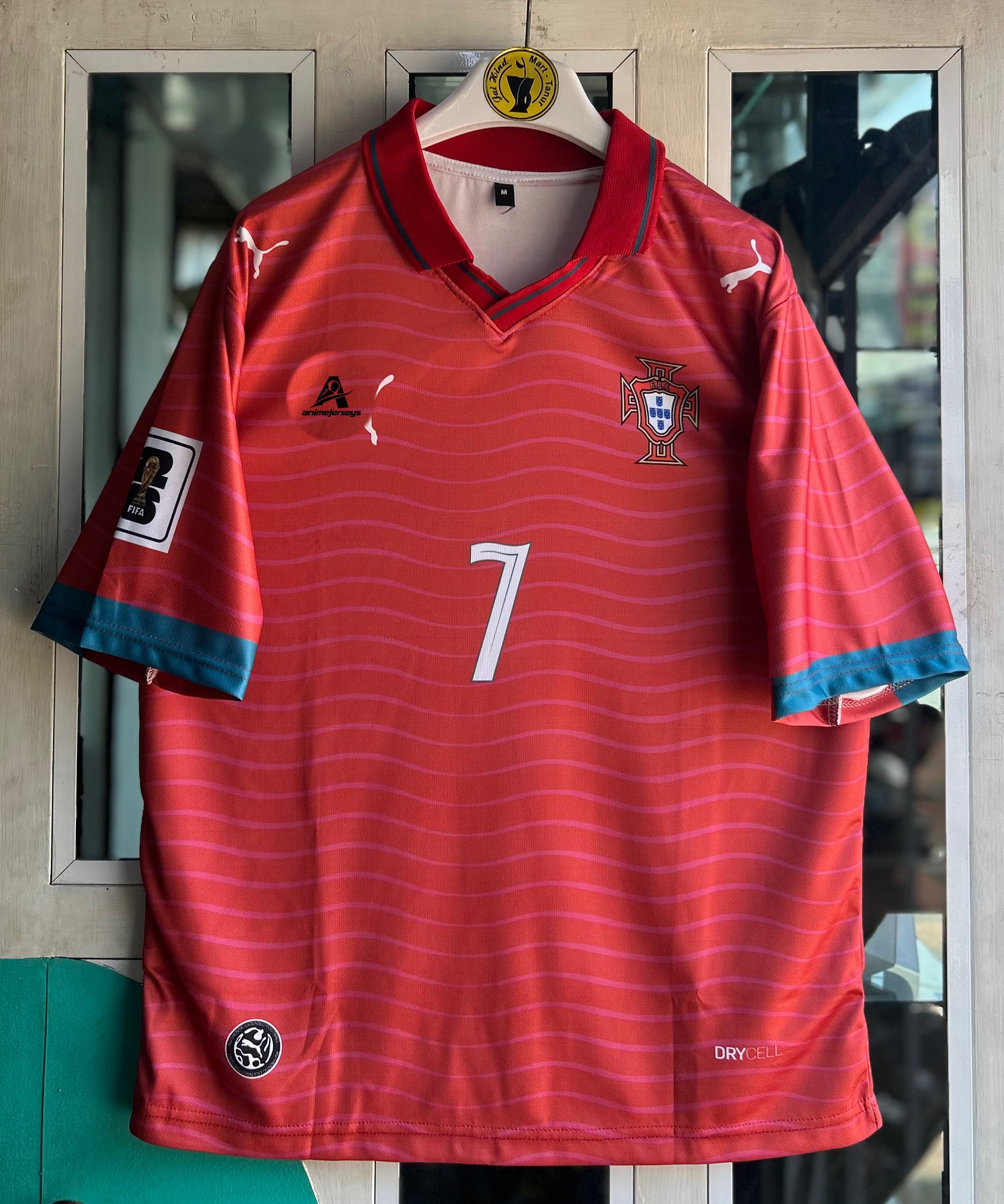 PORTUGAL 2026 WORLD CUP HOME KIT, POLO FIVE SLEEVE  SUBLIMATION
