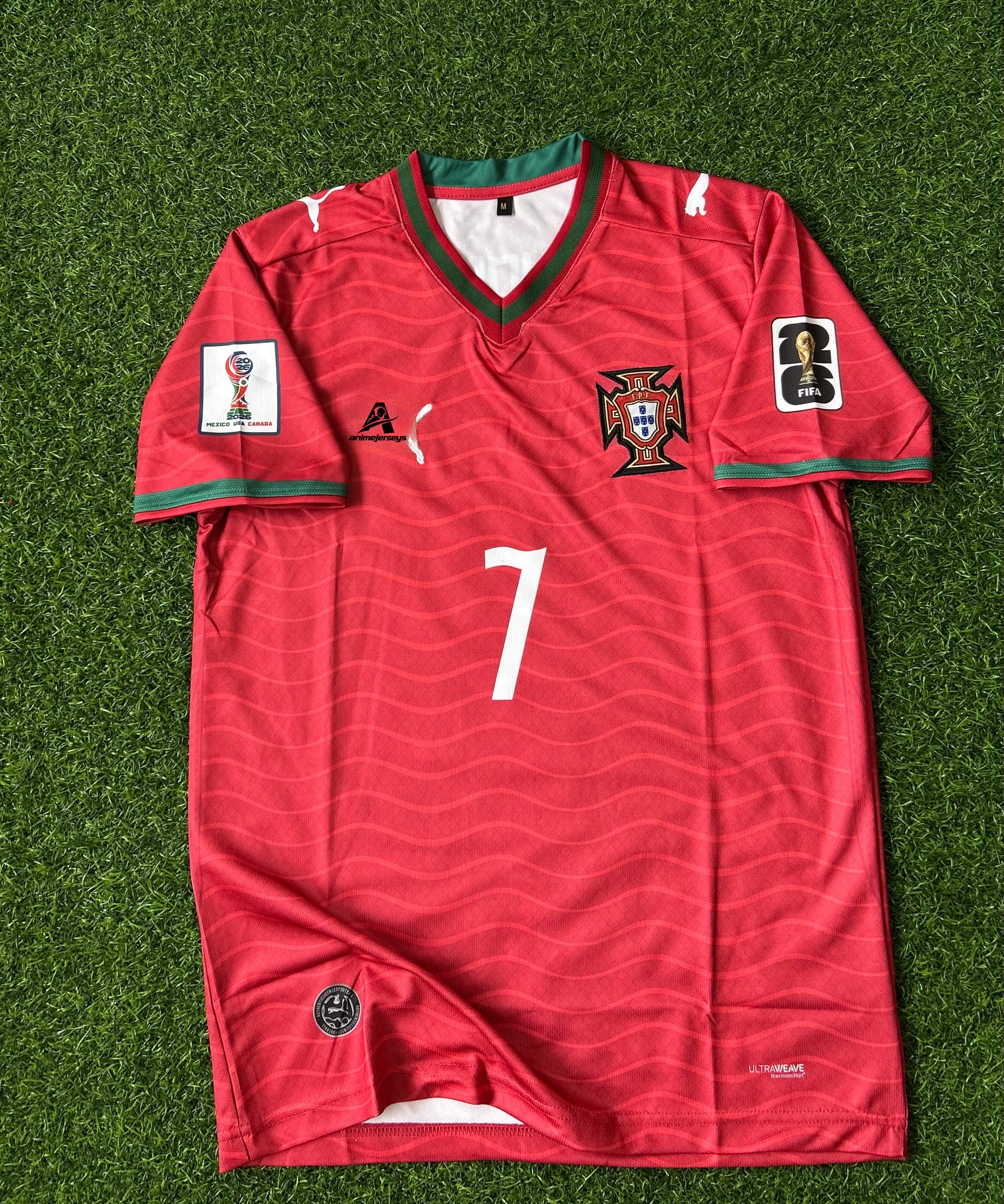 PORTUGAL 2026 WORLD CUP HOME KIT, HALF SLEEVE  EMBROIDERY