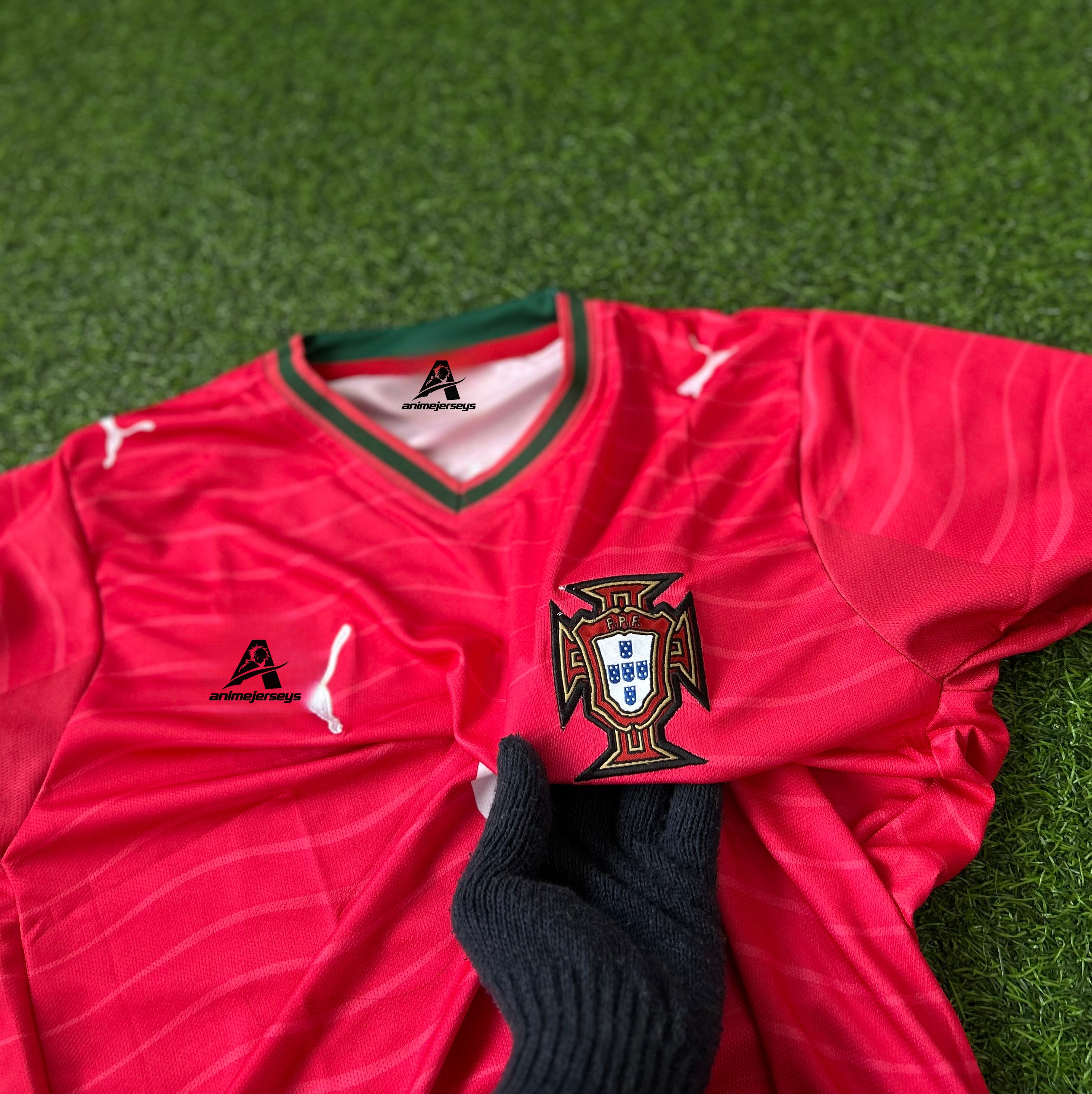 PORTUGAL 2026 WORLD CUP HOME KIT, HALF SLEEVE  EMBROIDERY