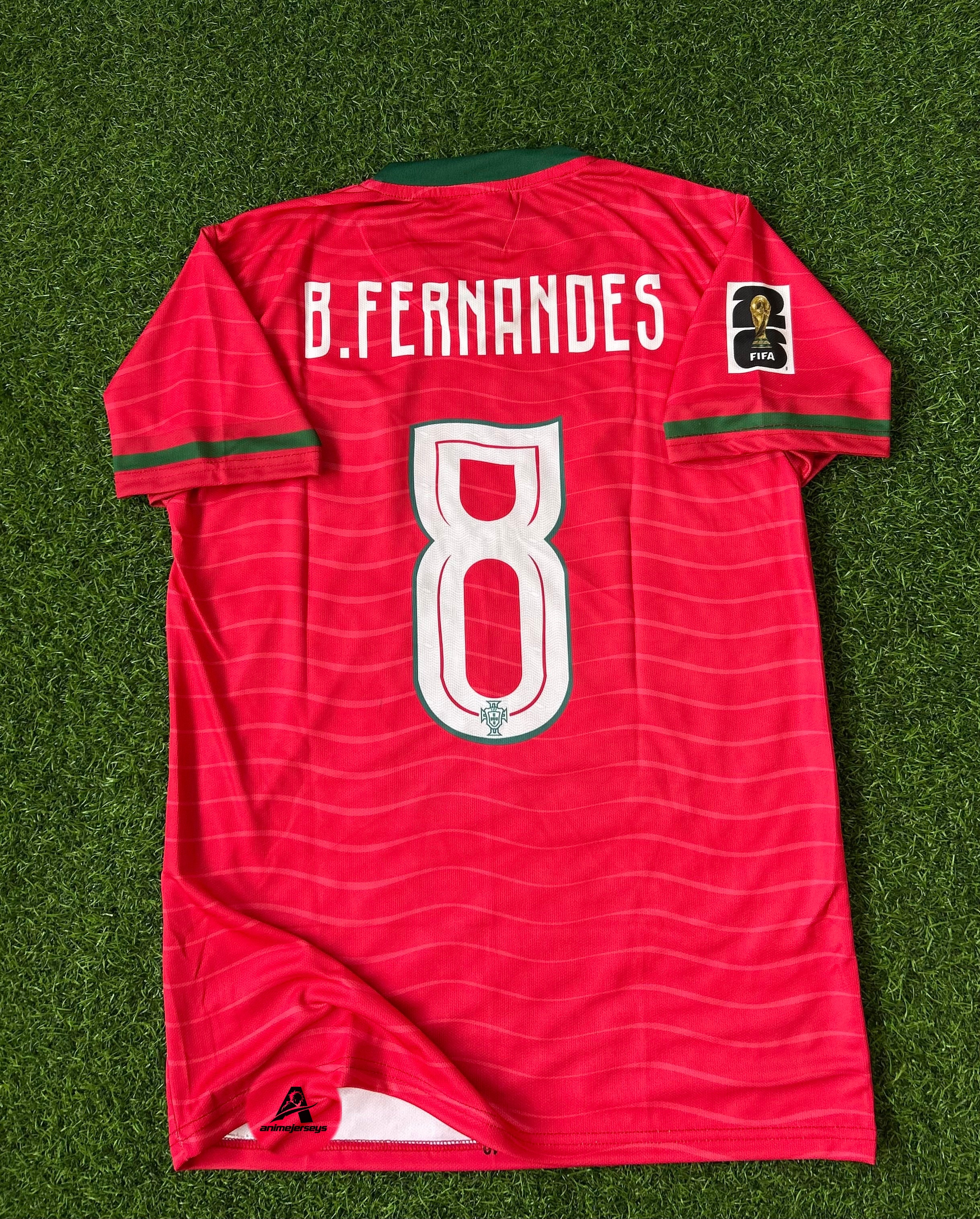 PORTUGAL 2026 WORLD CUP HOME KIT, HALF SLEEVE  EMBROIDERY