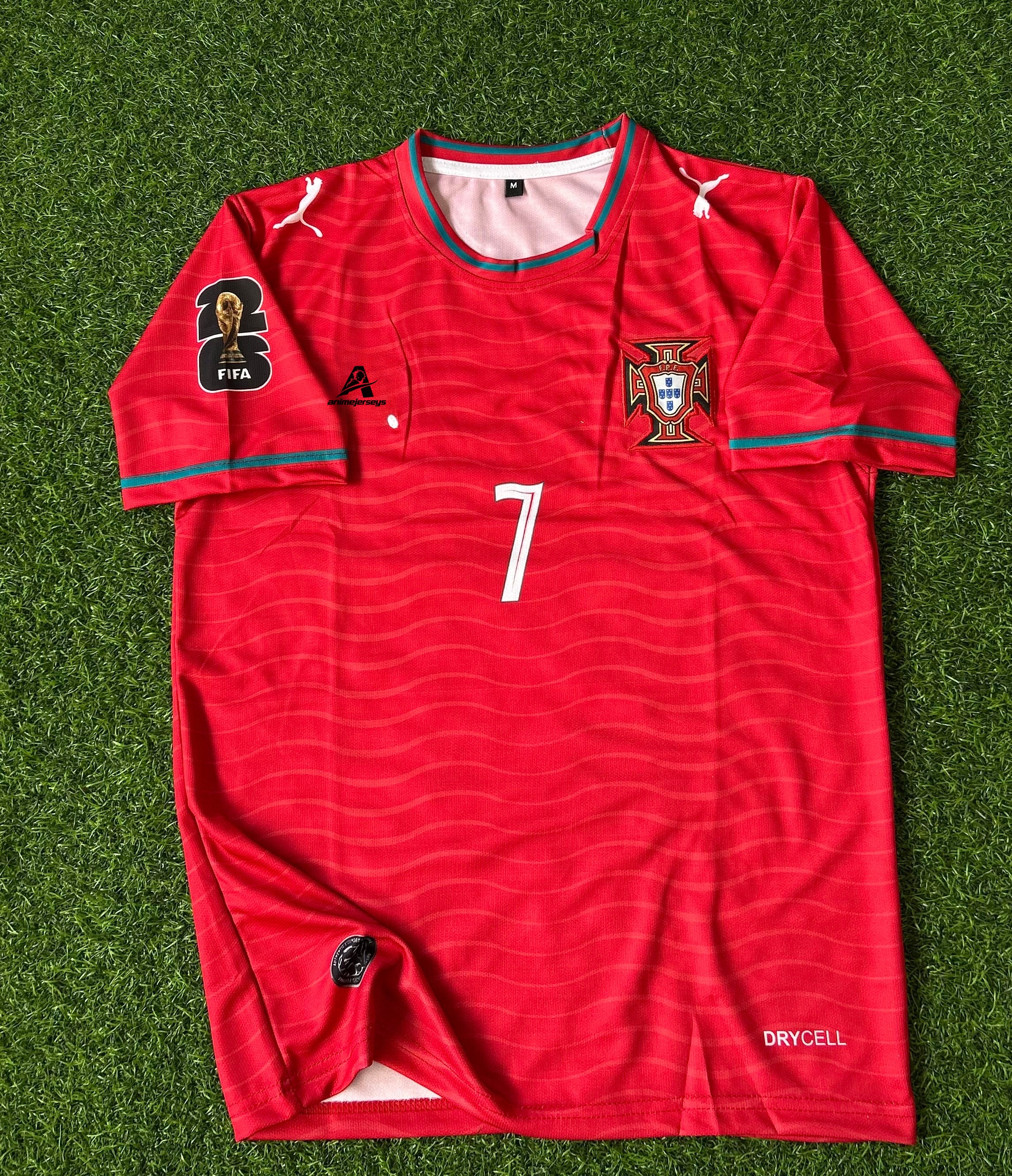 PORTUGAL 2026 WORLD CUP HOME KIT, HALF SLEEVE  EMBROIDERY