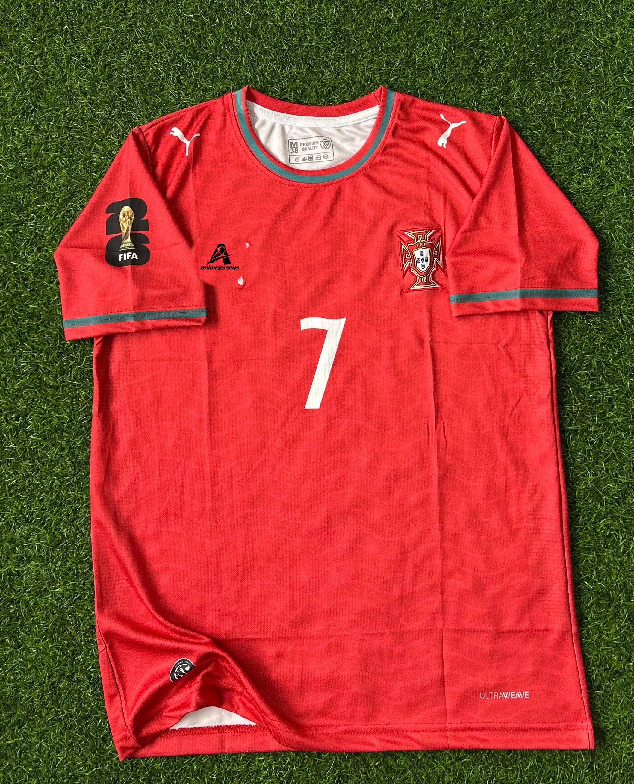 PORTUGAL 2026 WORLD CUP HOME KIT, HALF SLEEVE EMBROIDERY