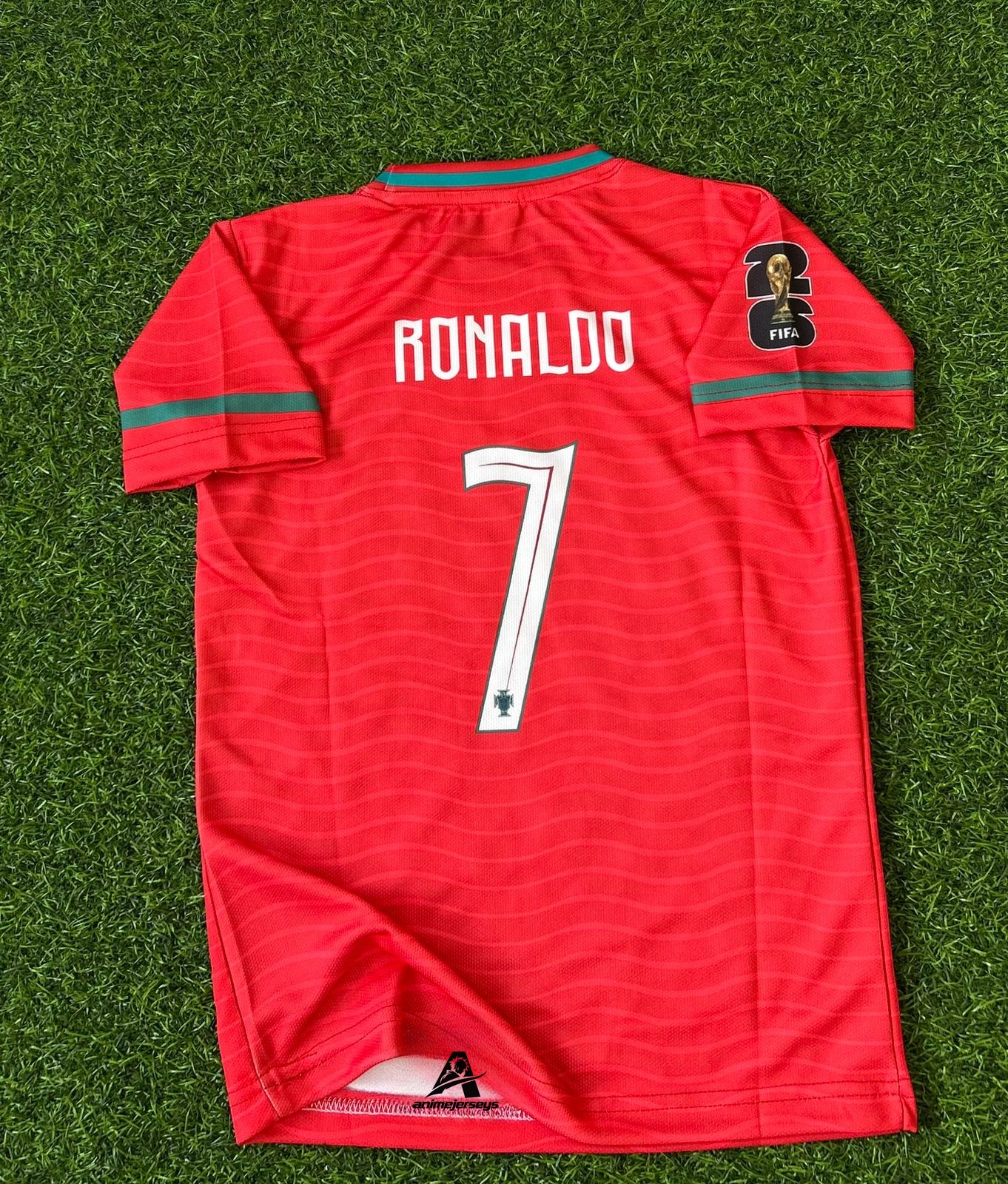 PORTUGAL 2026 WORLD CUP HOME KIT, HALF SLEEVE SUBLIMATION (KID SIZE)