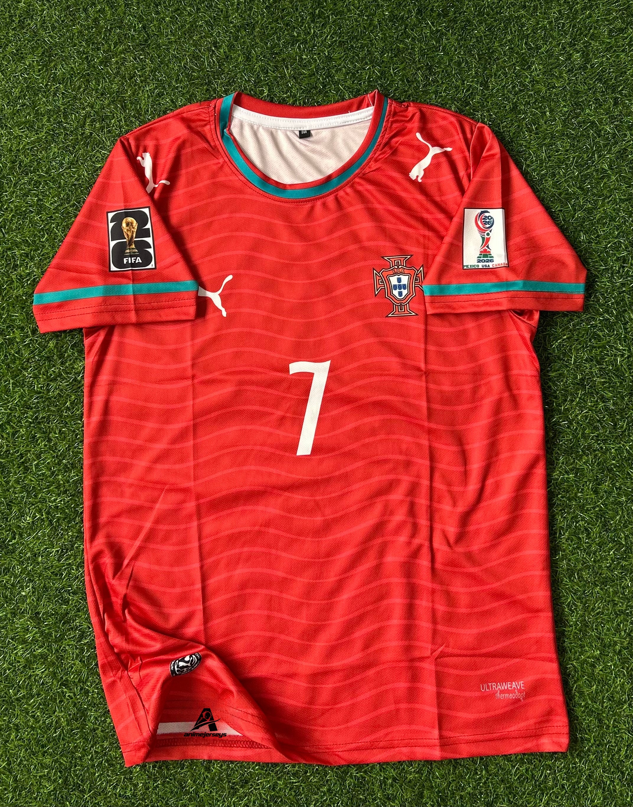 PORTUGAL 2026 WORLD CUP HOME KIT, HALF SLEEVE SUBLIMATION