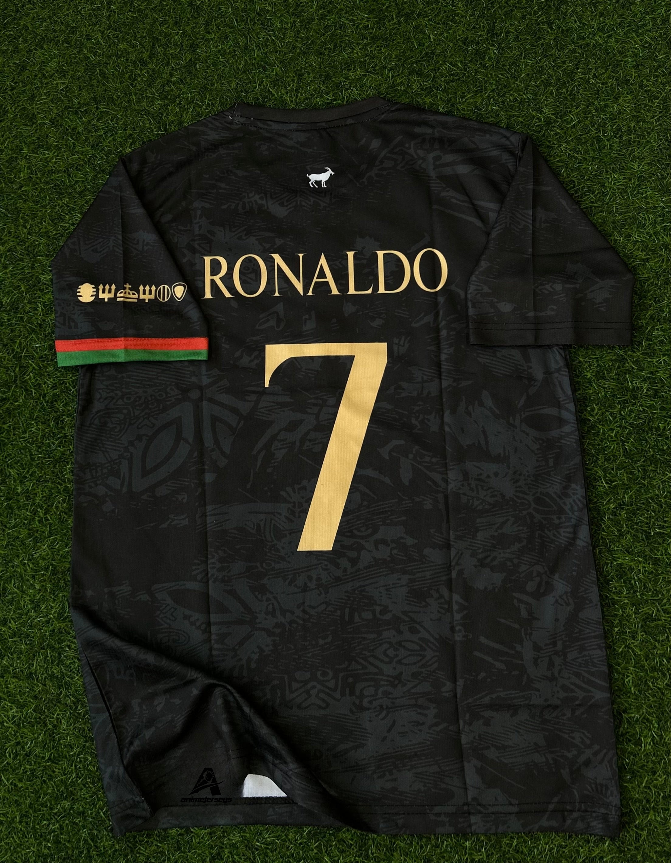 PORTUGAL ‘GOAT’ SPECIAL EDITION JERSEY, RONALDO TRIBUTE, HALF SLEEVE EMBROIDERY