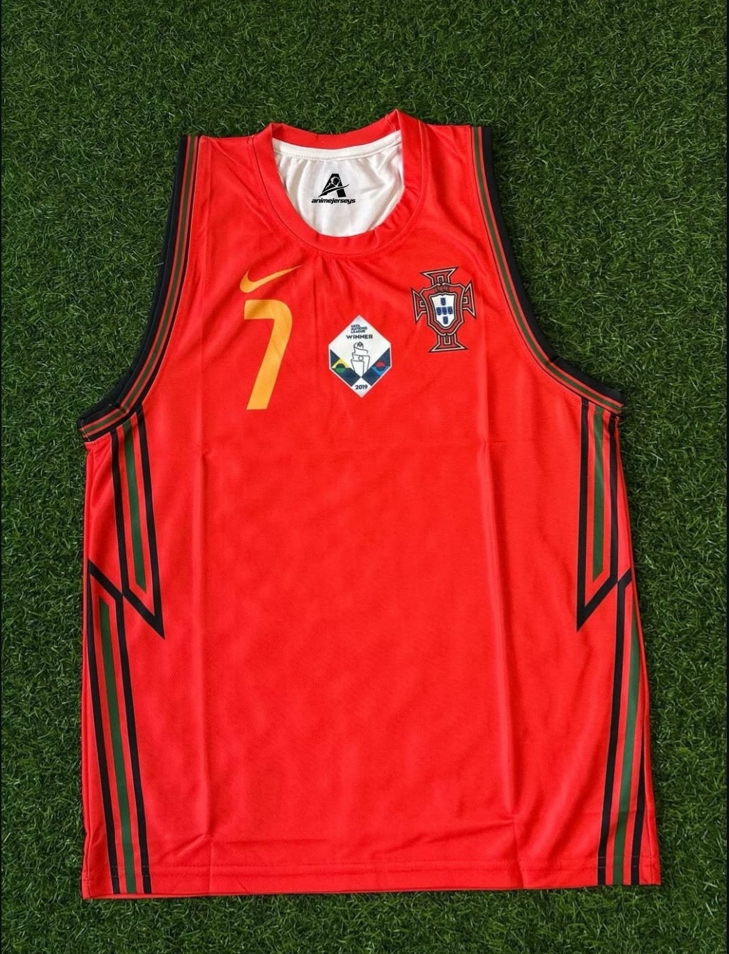 PORTUGAL RETRO SLEEVLESS KIT(RONALDO) FULLSUBLIMATION