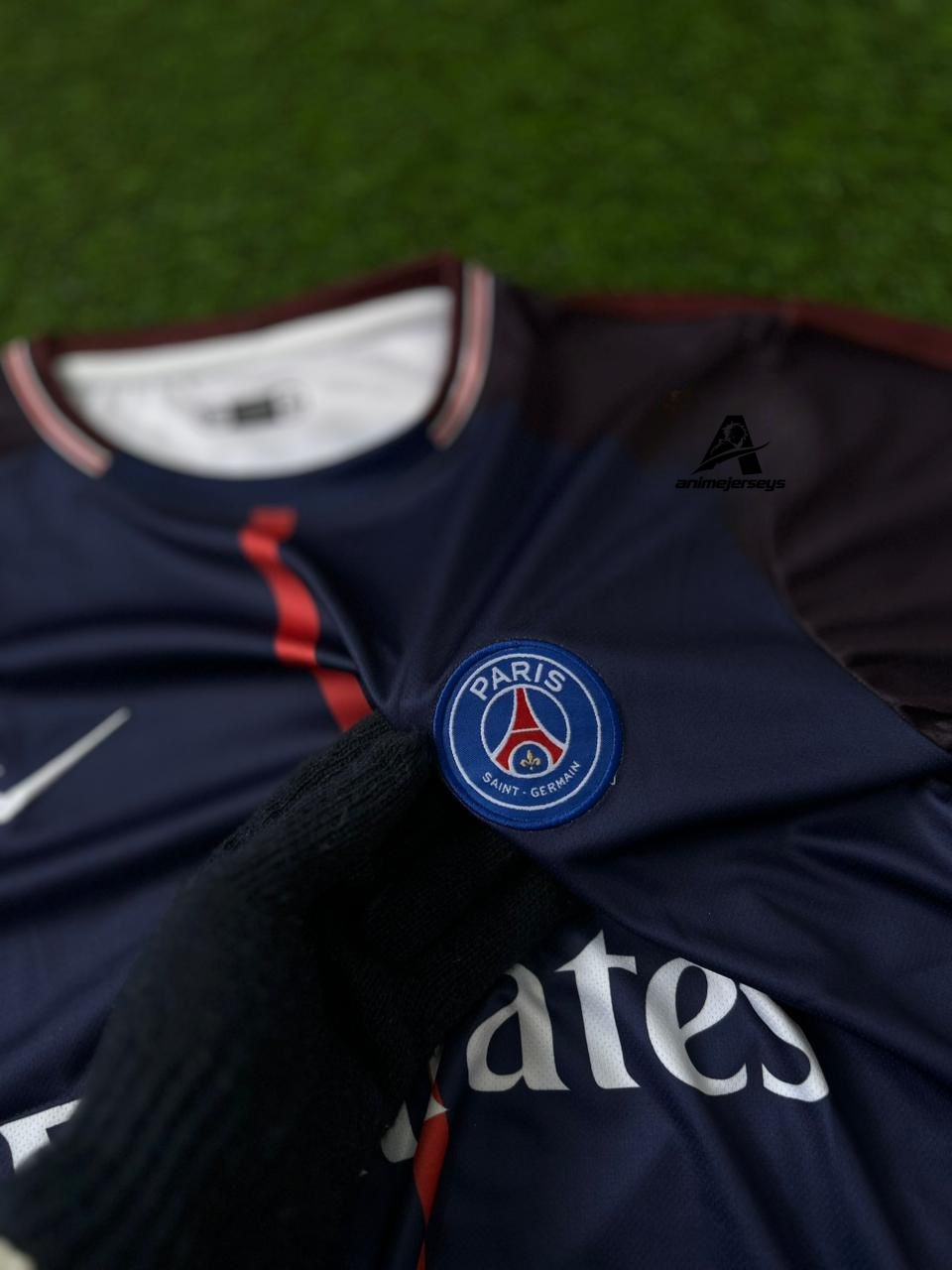 PSG 2017-18 SEASON HOME KIT.HALFSLEEVE EMBROIDERY