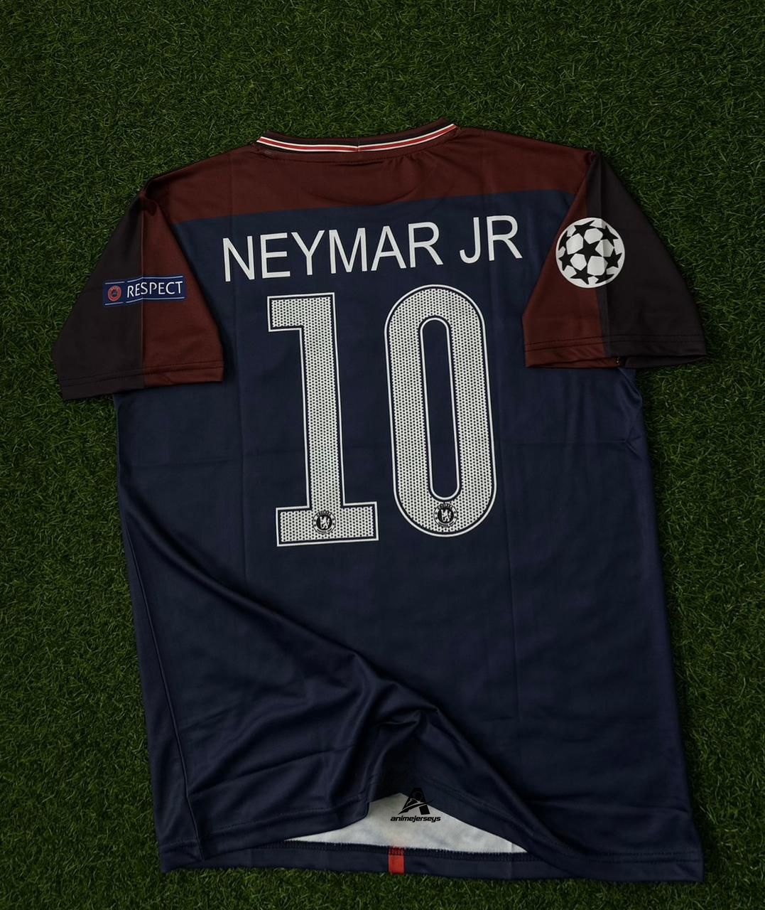 PSG 2017-18 SEASON HOME KIT.HALFSLEEVE EMBROIDERY