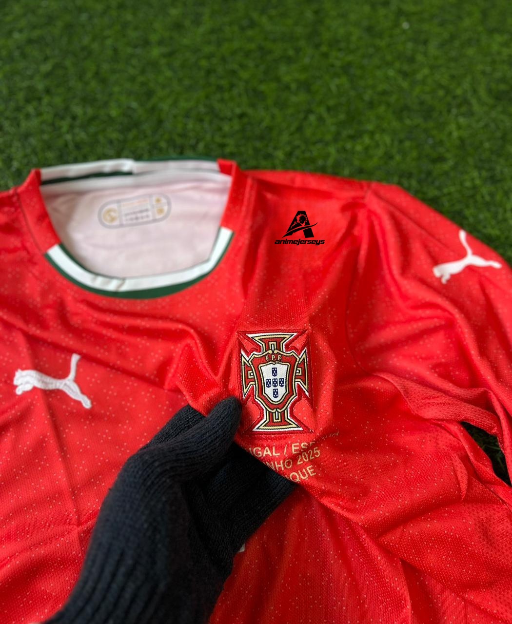 PORTUGAL 2024  NATION'S LEAGUE HOME KIT. FULLSLEEVE EMBROILEDERY