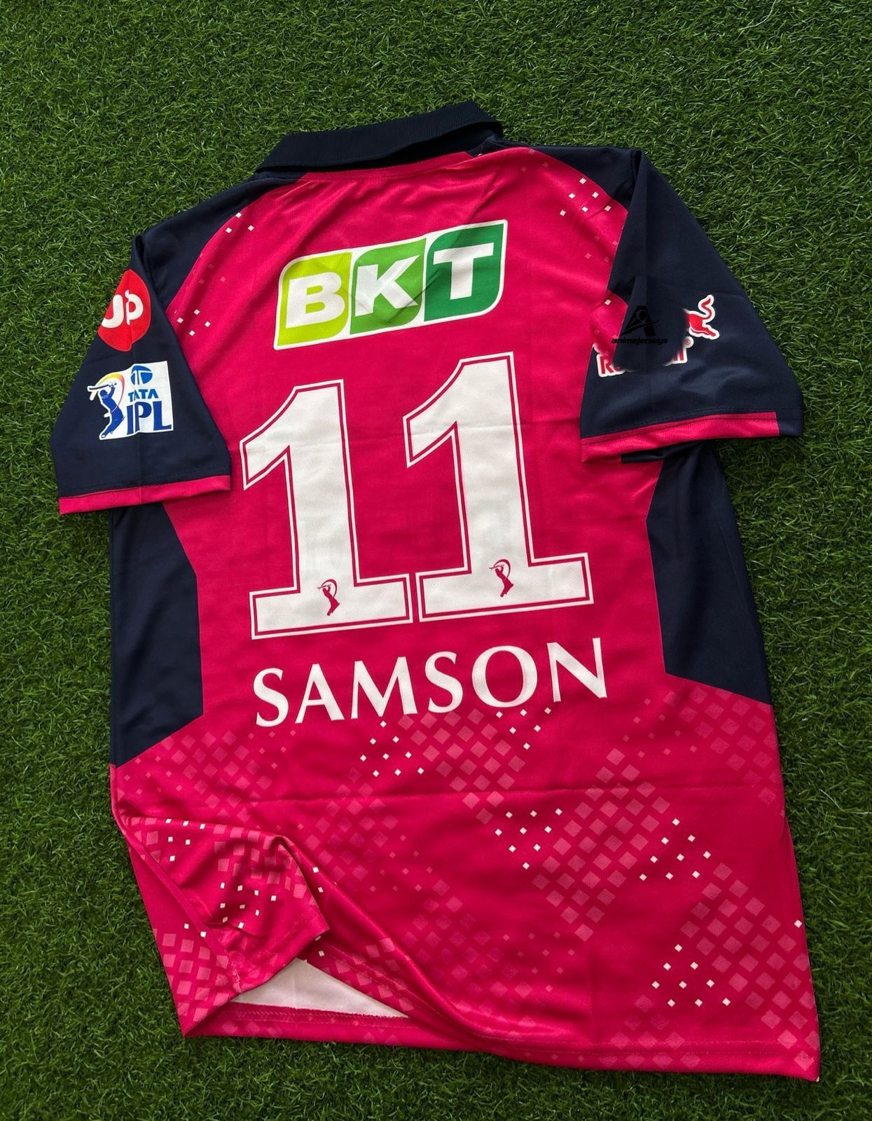 Rajasthan Royals IPL 2024 Sanju Samson Cricket Jersey – Polo Sublimation