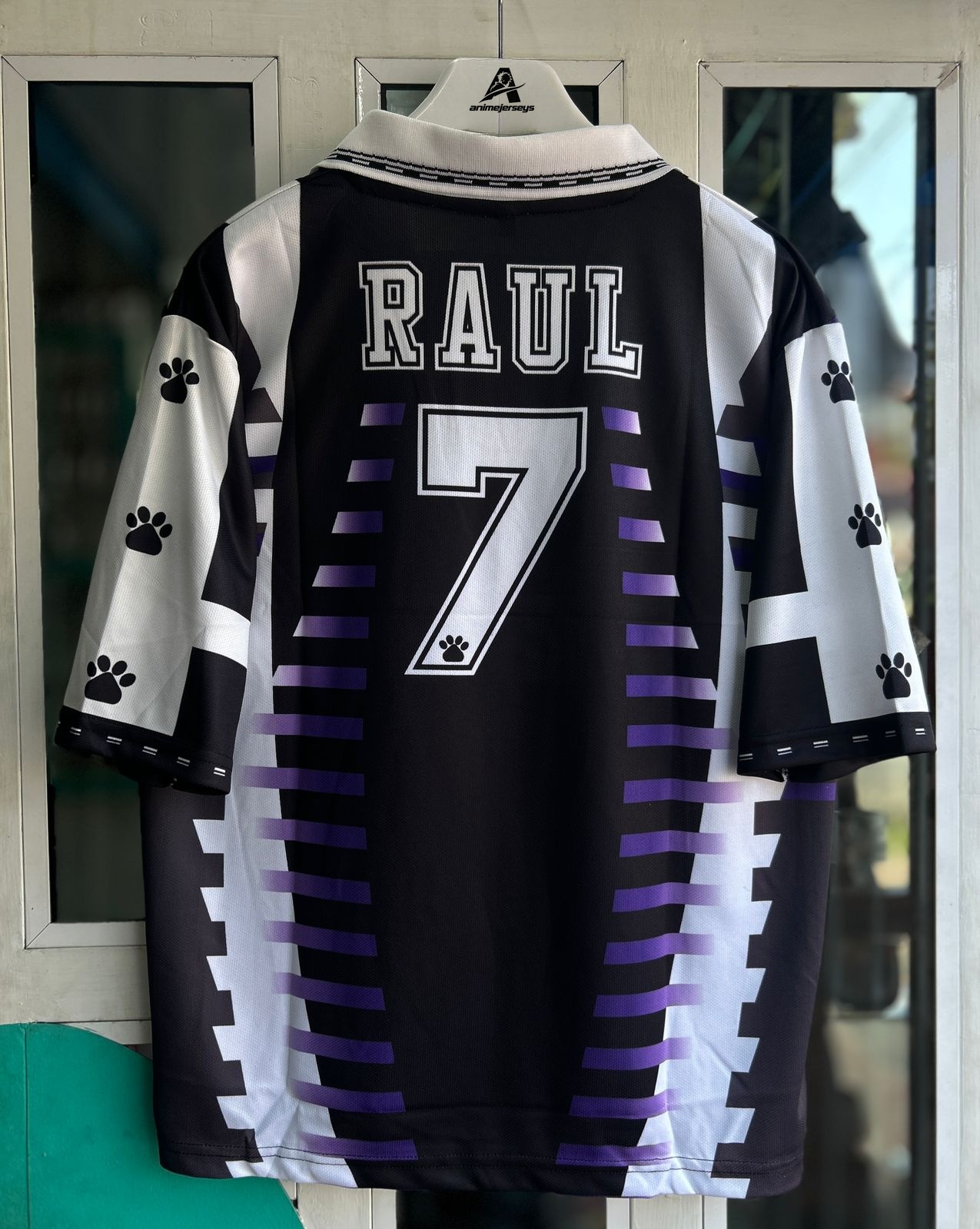 REAL MADRID 1997-98 THIRD KIT, FIVESLEEVE POLO SUBLIMATION