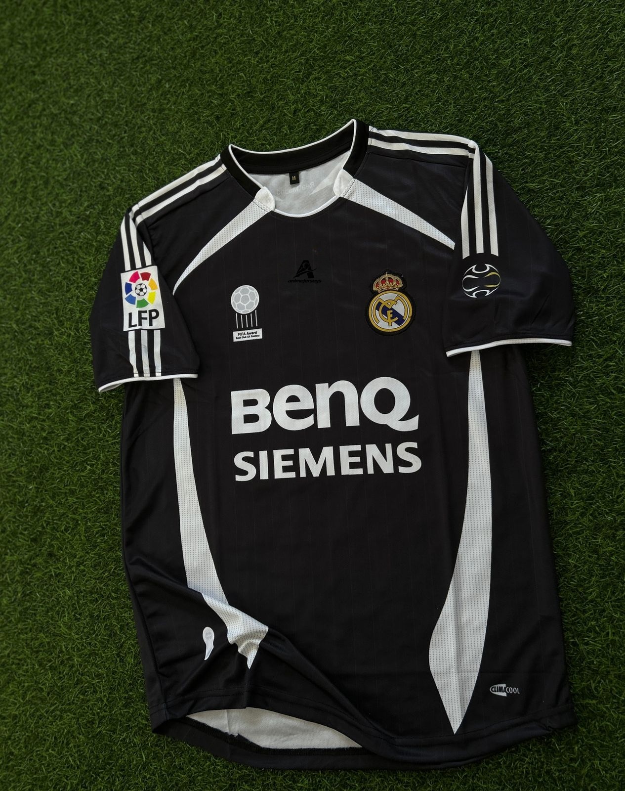 REAL MADRID 2006-07 AWAY KIT, HALFSLEEVE POLO EMBROIDERY