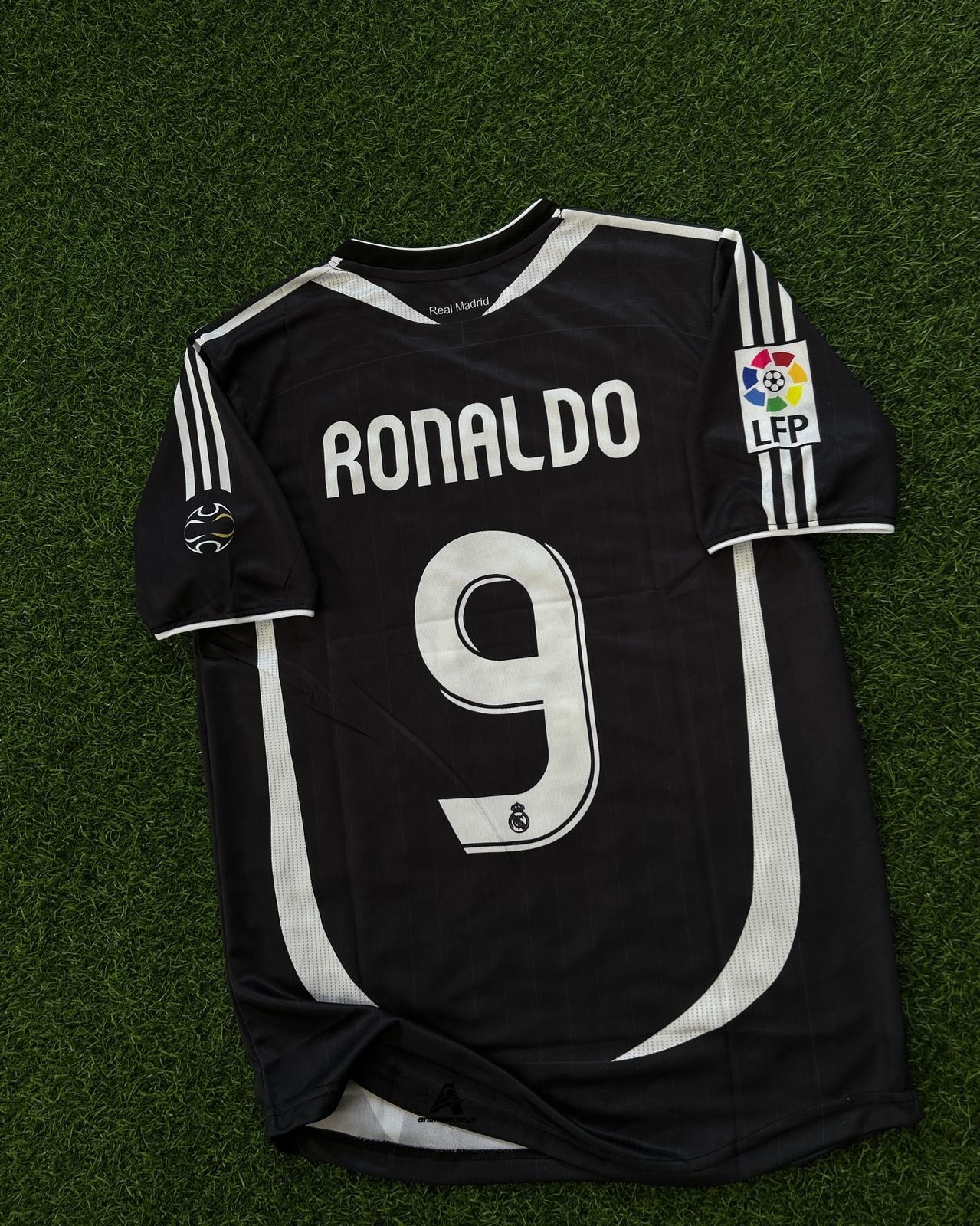 REAL MADRID 2006-07 AWAY KIT, HALFSLEEVE POLO EMBROIDERY